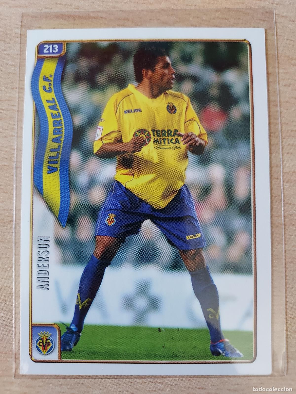 Cartes &agrave; collectionner de Football: 2004-2005 - 213 ANDERSON - VILLARREAL CF - MUNDICROMO