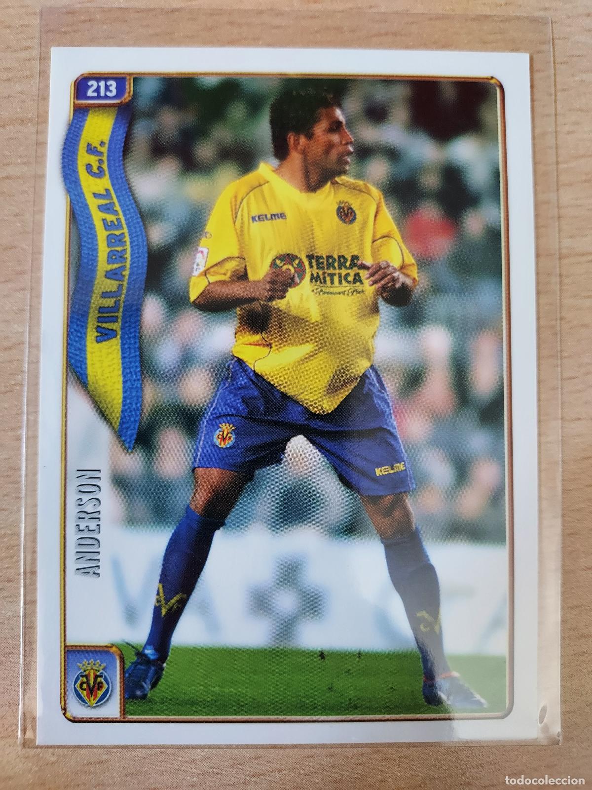 Cartes &agrave; collectionner de Football: 2004-2005 - 213 ANDERSON - VILLARREAL CF - MUNDICROMO