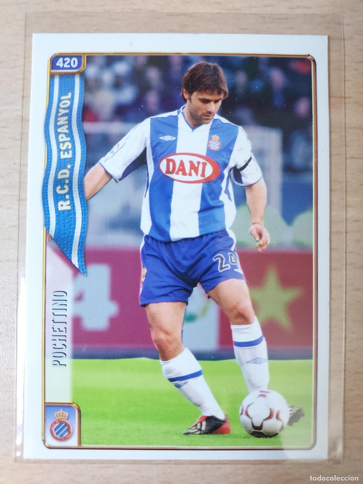 Cromos de F&uacute;tbol: 2004-2005 - 420 POCHETTINO - RCD ESPANYOL - MUNDICROMO
