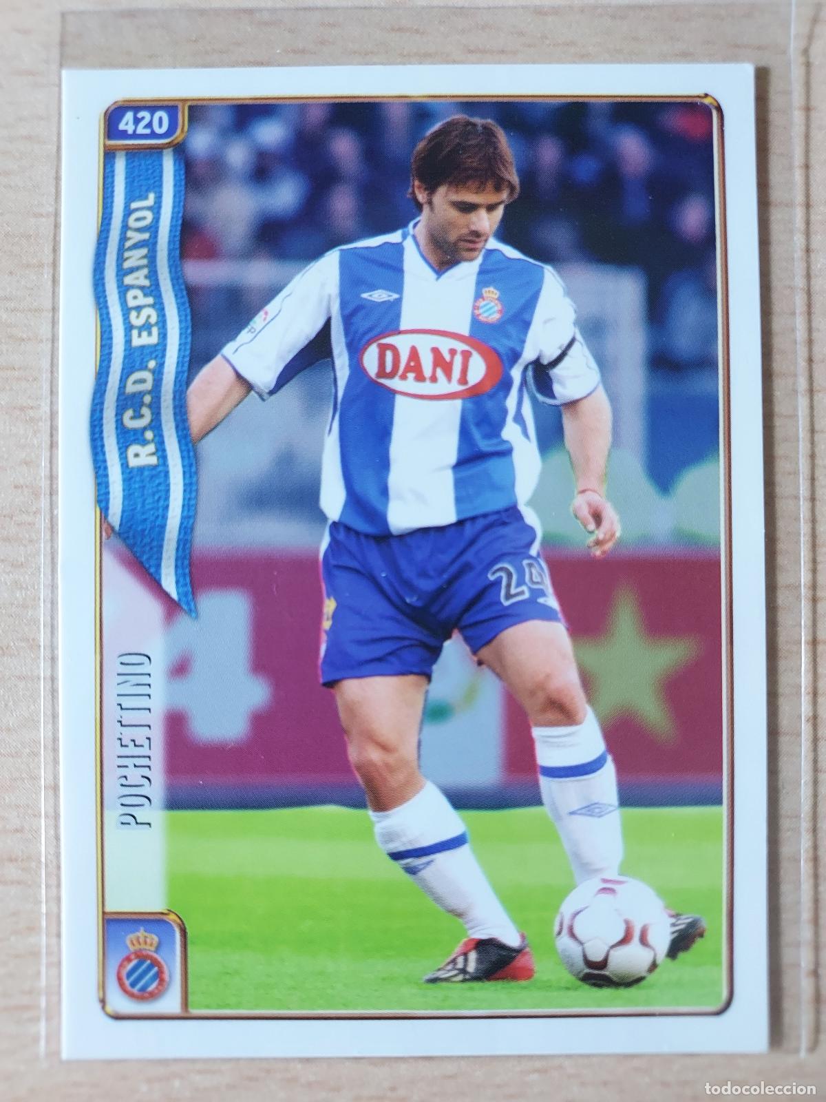 Cromos de F&uacute;tbol: 2004-2005 - 420 POCHETTINO - RCD ESPANYOL - MUNDICROMO