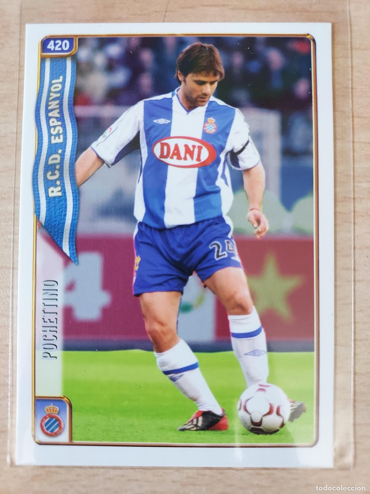 Cromos de F&uacute;tbol: 2004-2005 - 420 POCHETTINO - RCD ESPANYOL - MUNDICROMO