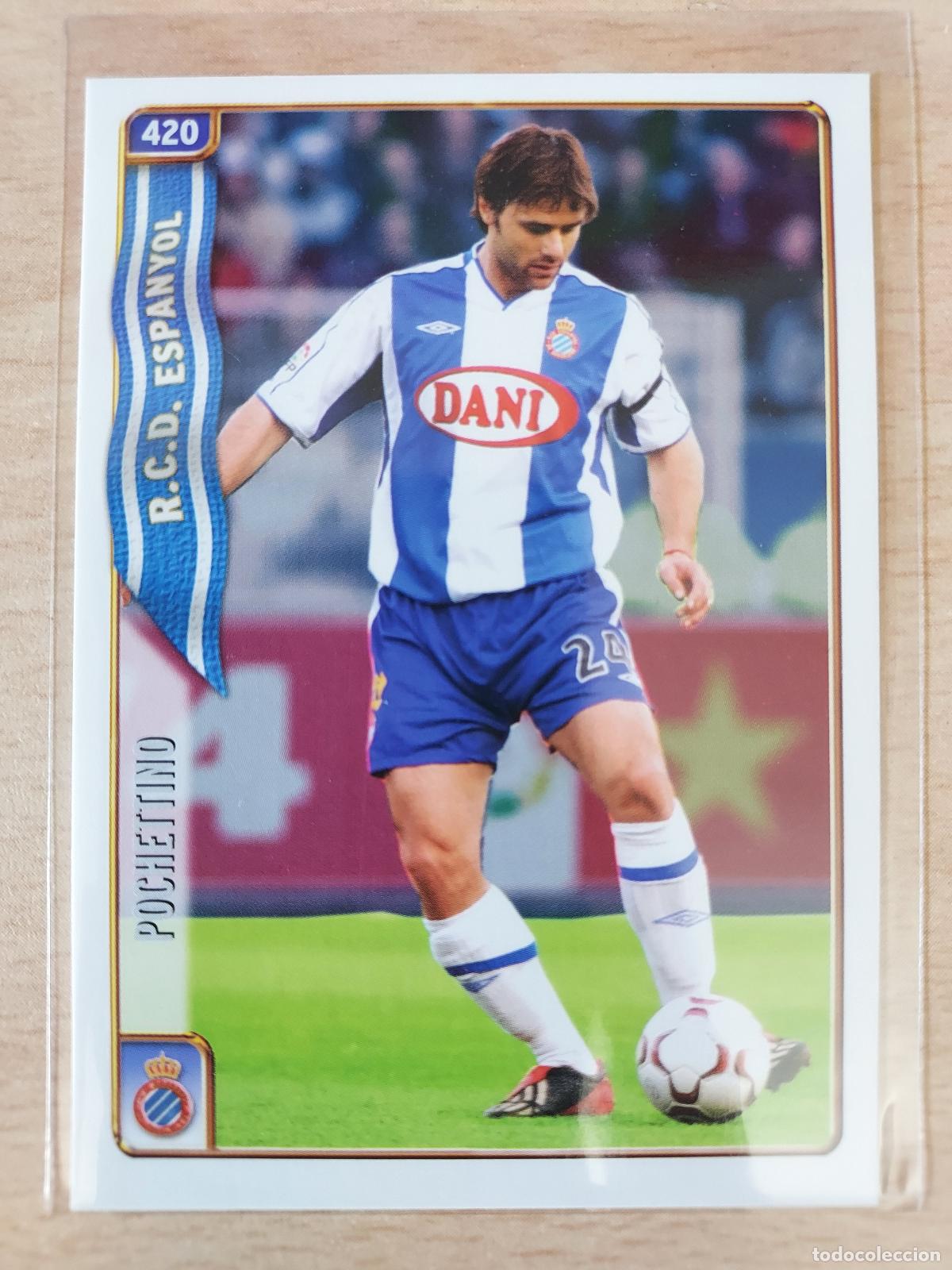Cromos de F&uacute;tbol: 2004-2005 - 420 POCHETTINO - RCD ESPANYOL - MUNDICROMO