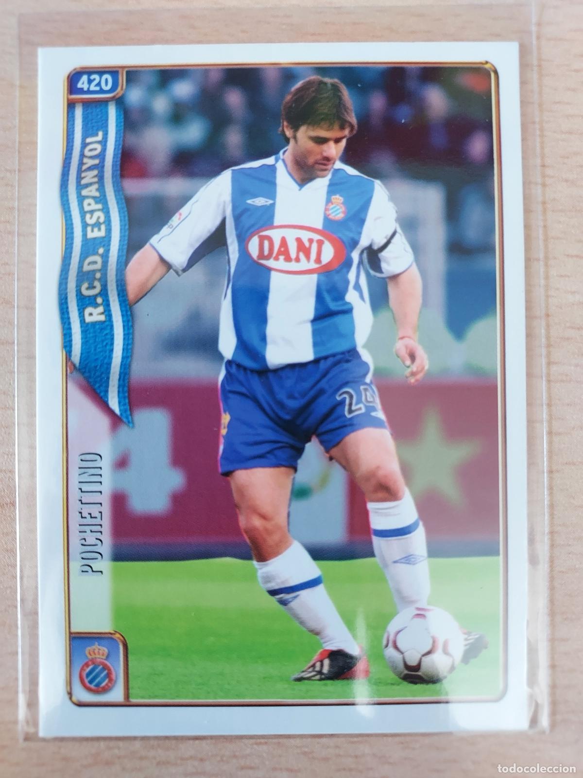 Cromos de F&uacute;tbol: 2004-2005 - 420 POCHETTINO - RCD ESPANYOL - MUNDICROMO