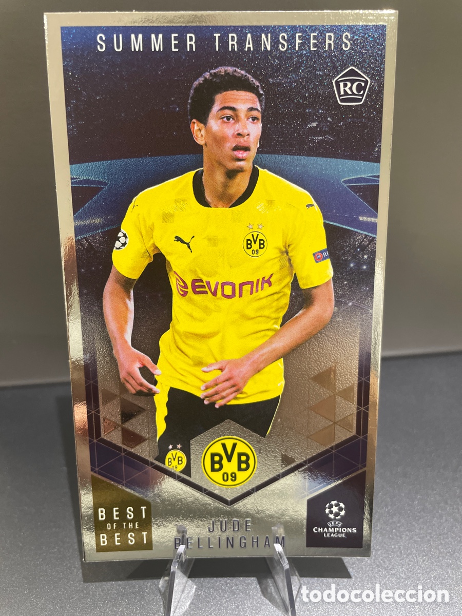 Cromos de Futebol: Bellingham 122 Rookie Summer Transfers Best of the Best UCL 2020-21 Topps Borussia Dortmund