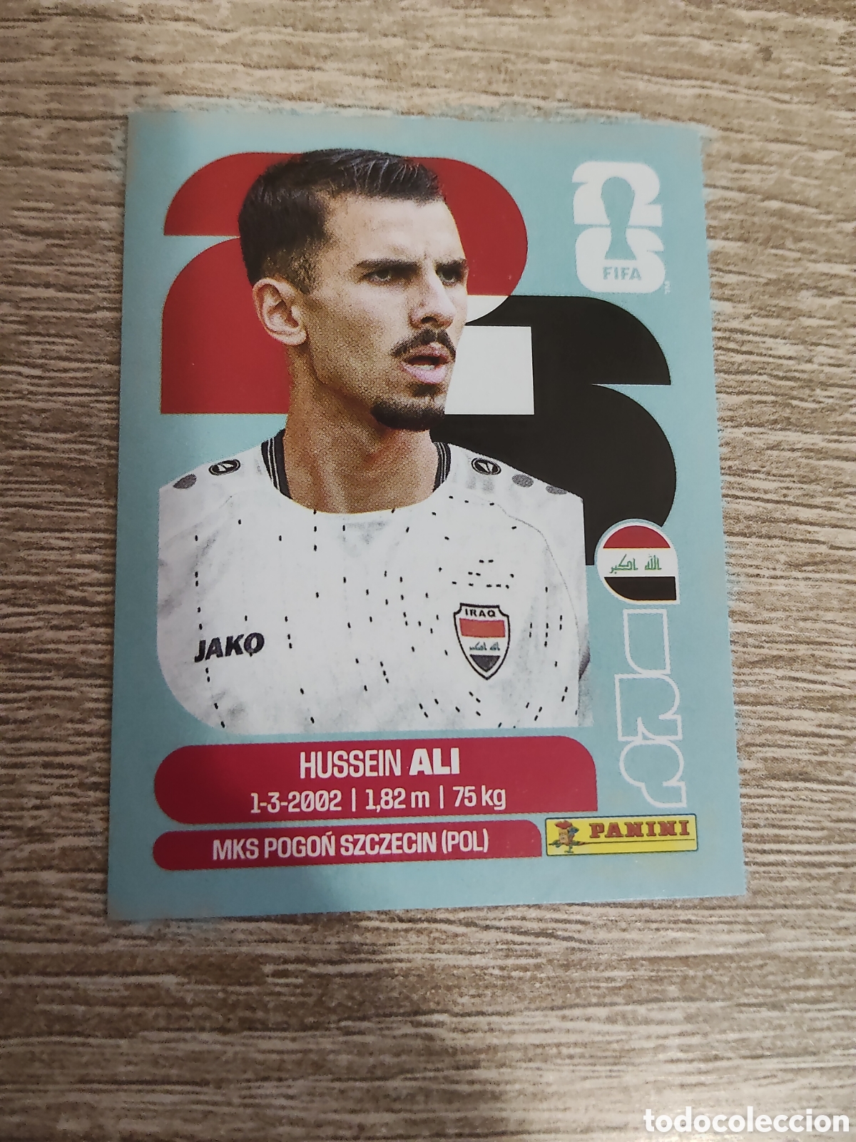 Fu&szlig;ball-Sticker: Panini mundial 2026 IRQ 4 Hussein Ali Iraq