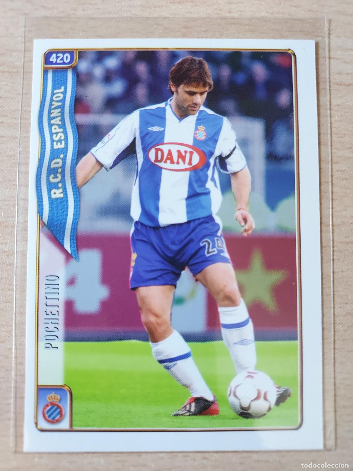 Cromos de F&uacute;tbol: 2004-2005 - 420 POCHETTINO - RCD ESPANYOL - MUNDICROMO