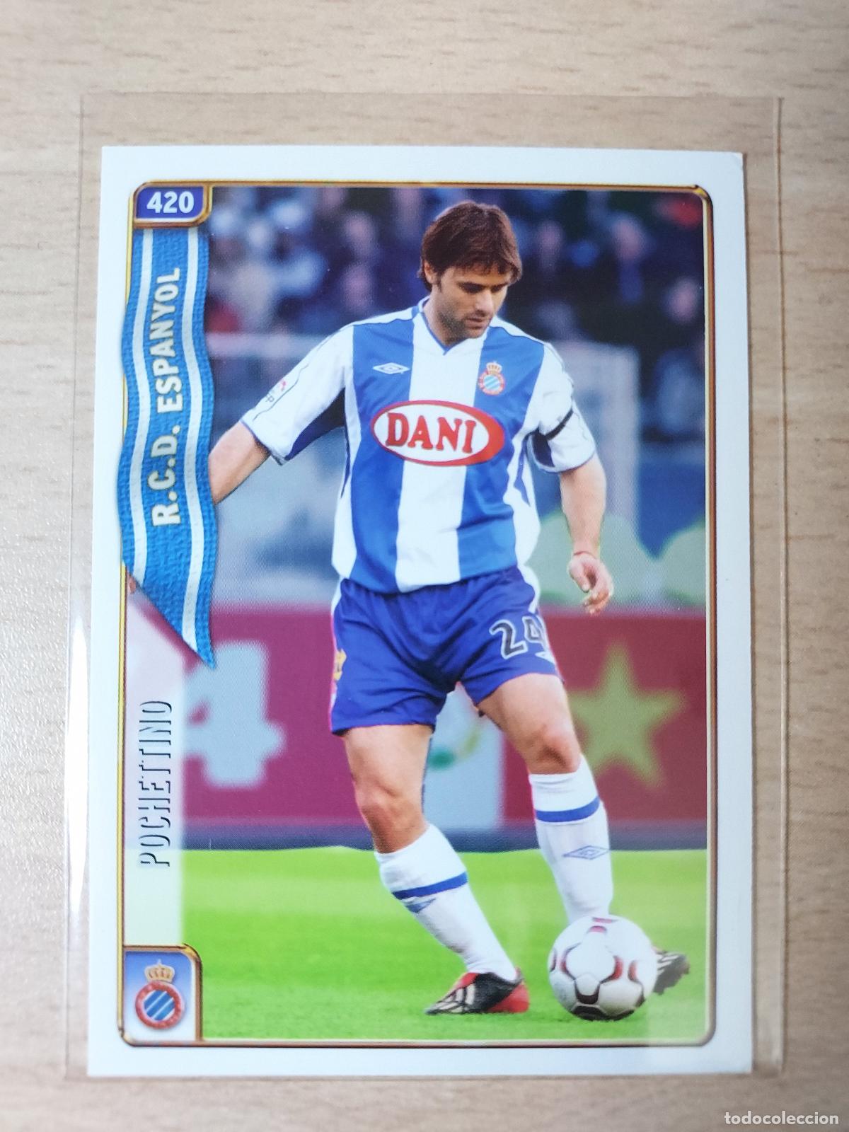 Cromos de F&uacute;tbol: 2004-2005 - 420 POCHETTINO - RCD ESPANYOL - MUNDICROMO