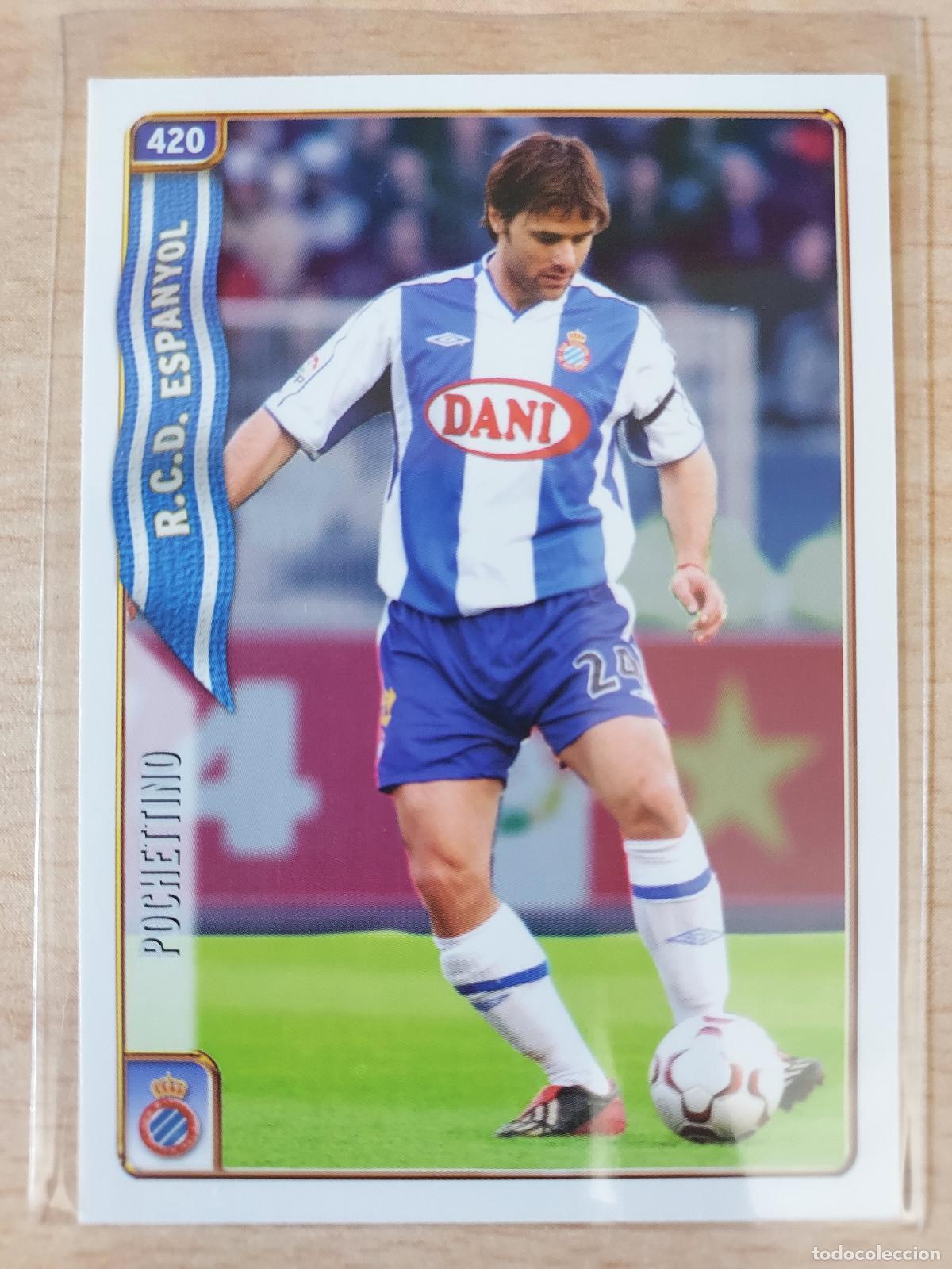 Cromos de F&uacute;tbol: 2004-2005 - 420 POCHETTINO - RCD ESPANYOL - MUNDICROMO