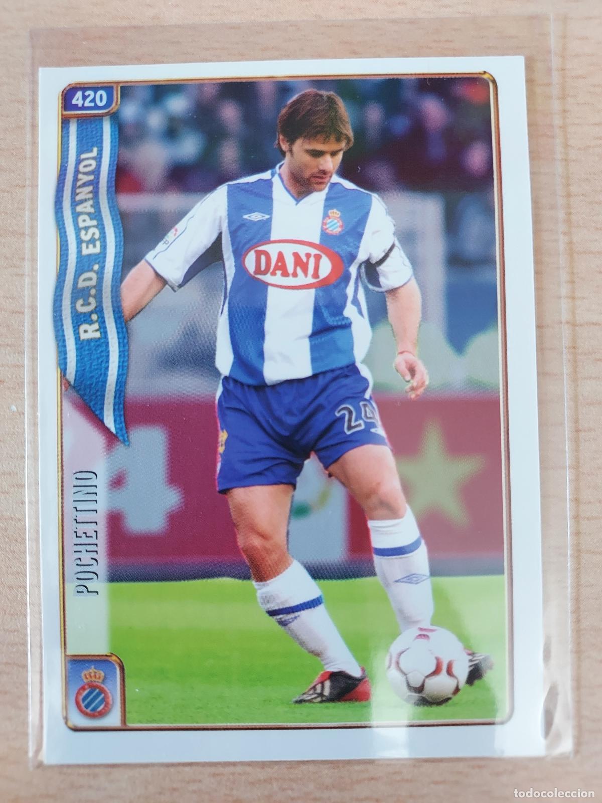 Cromos de F&uacute;tbol: 2004-2005 - 420 POCHETTINO - RCD ESPANYOL - MUNDICROMO