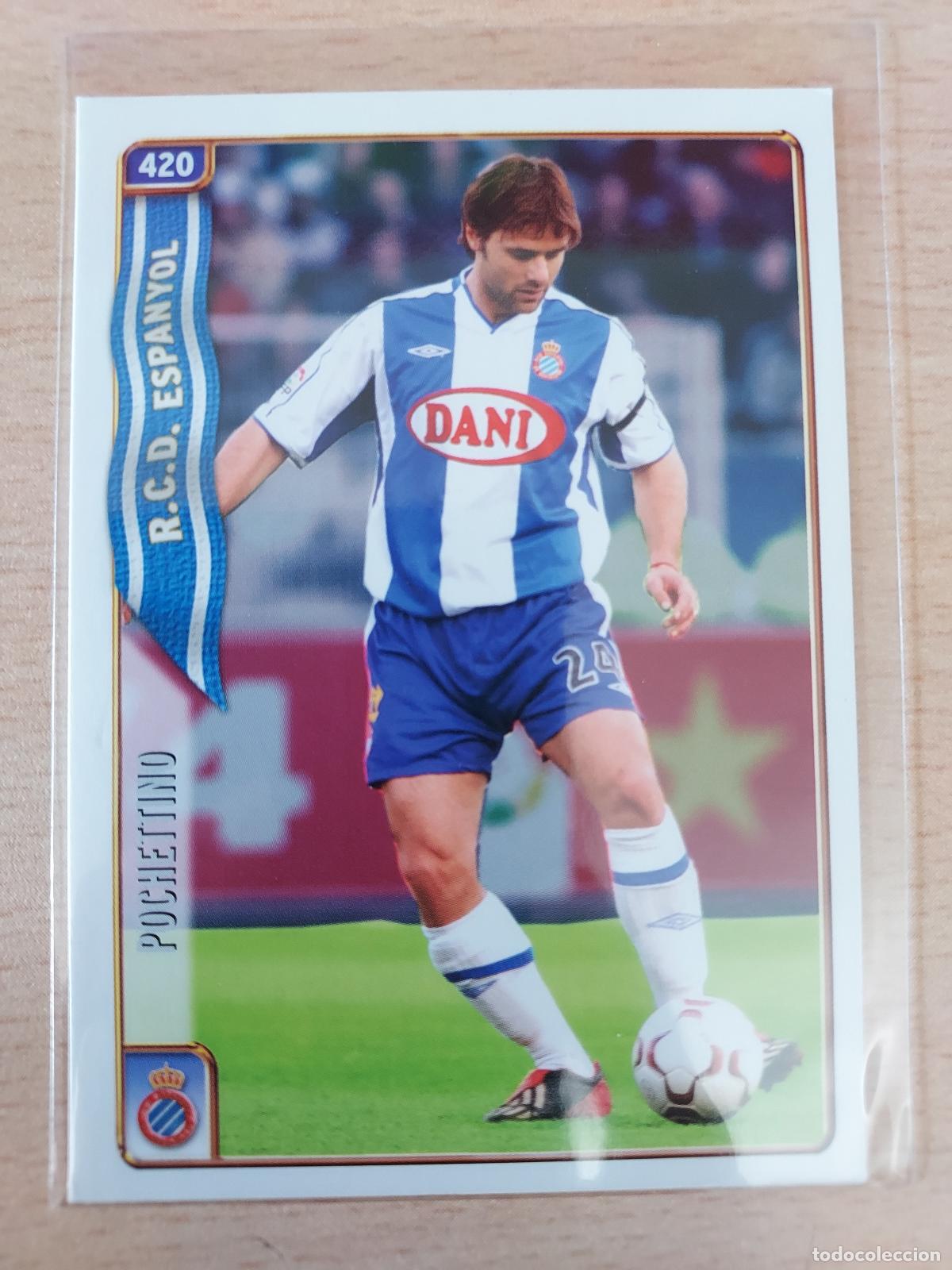 Cromos de F&uacute;tbol: 2004-2005 - 420 POCHETTINO - RCD ESPANYOL - MUNDICROMO