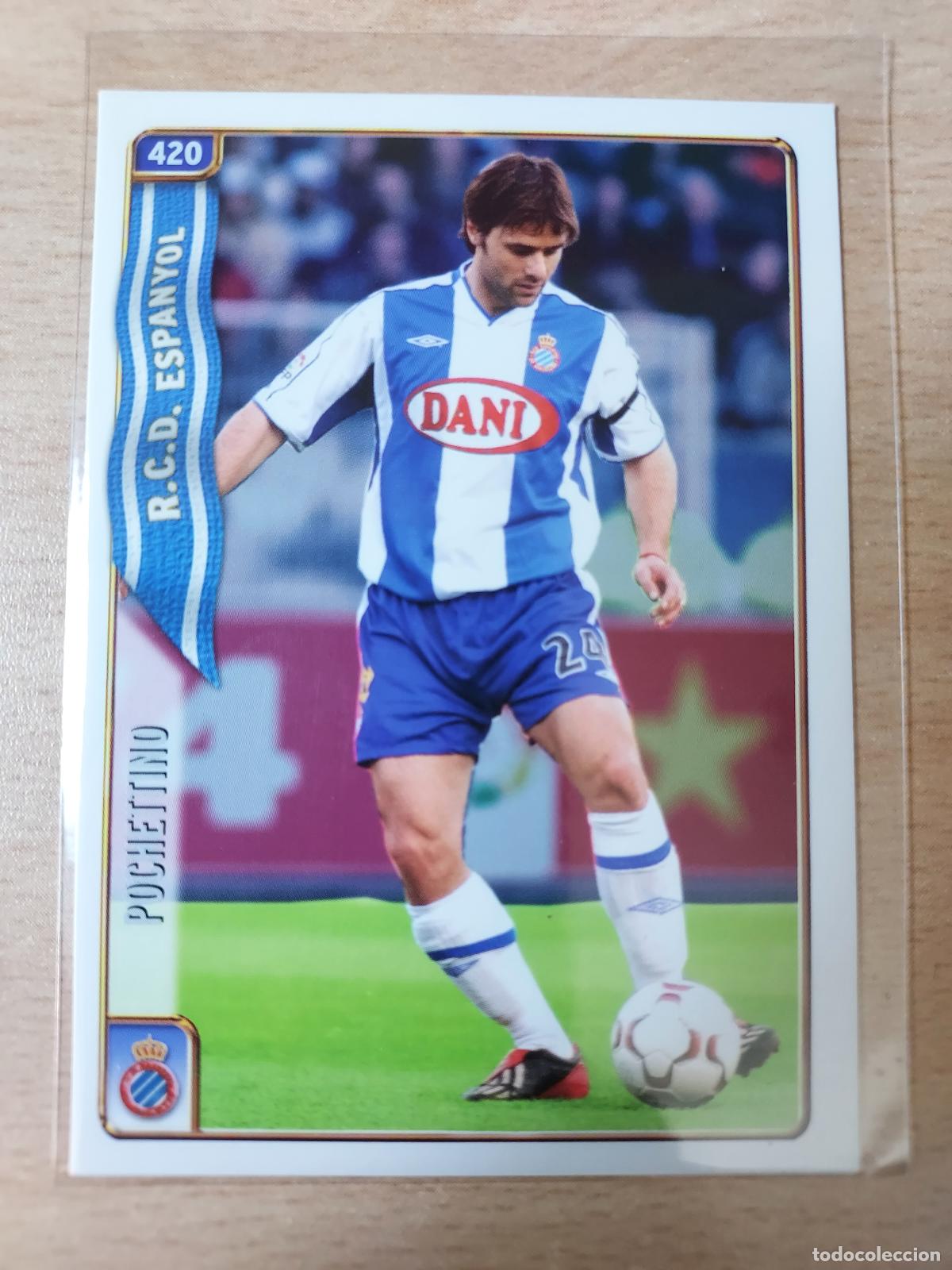 Cromos de F&uacute;tbol: 2004-2005 - 420 POCHETTINO - RCD ESPANYOL - MUNDICROMO