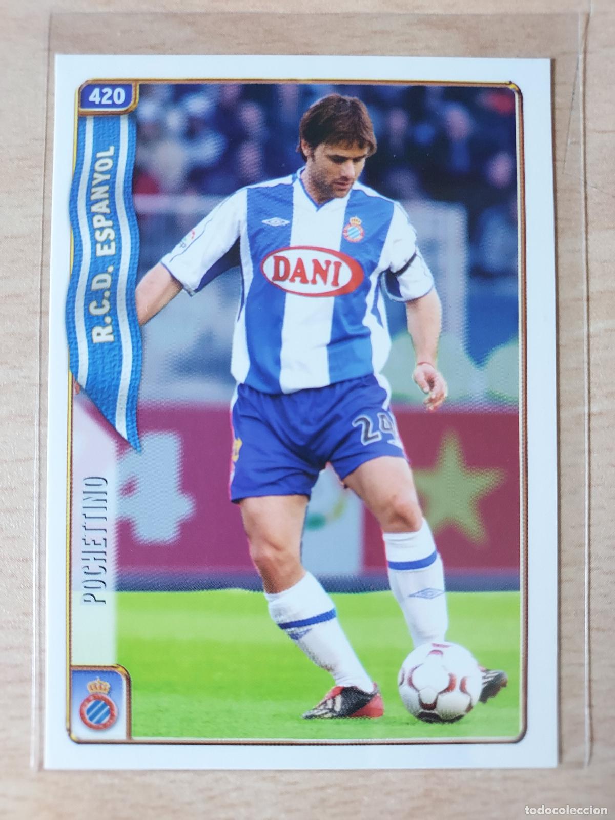 Cromos de F&uacute;tbol: 2004-2005 - 420 POCHETTINO - RCD ESPANYOL - MUNDICROMO