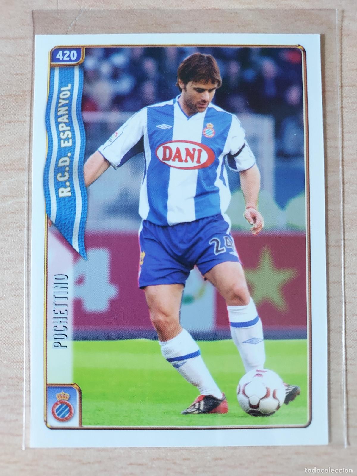 Cromos de F&uacute;tbol: 2004-2005 - 420 POCHETTINO - RCD ESPANYOL - MUNDICROMO