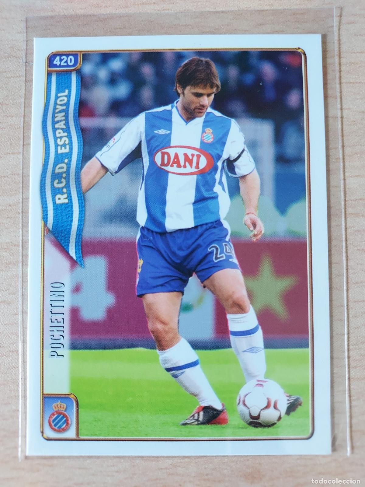 Cromos de F&uacute;tbol: 2004-2005 - 420 POCHETTINO - RCD ESPANYOL - MUNDICROMO