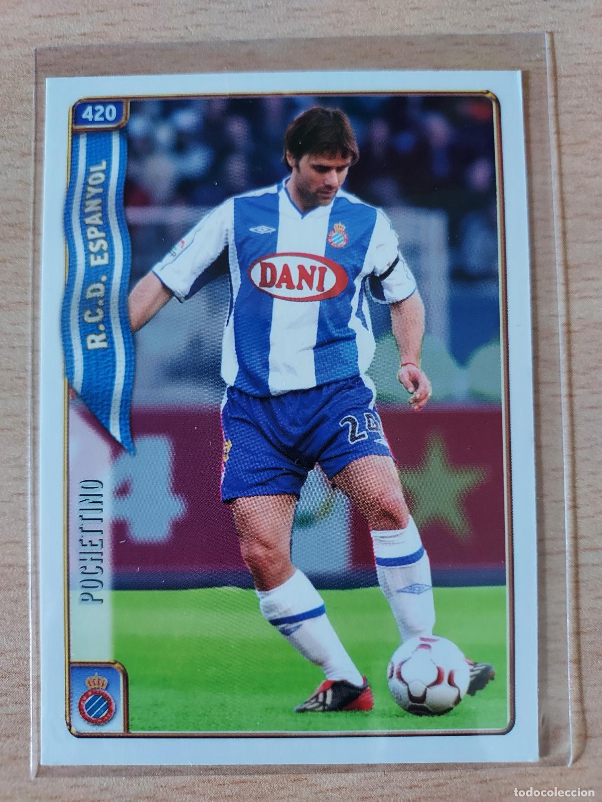 Cromos de F&uacute;tbol: 2004-2005 - 420 POCHETTINO - RCD ESPANYOL - MUNDICROMO
