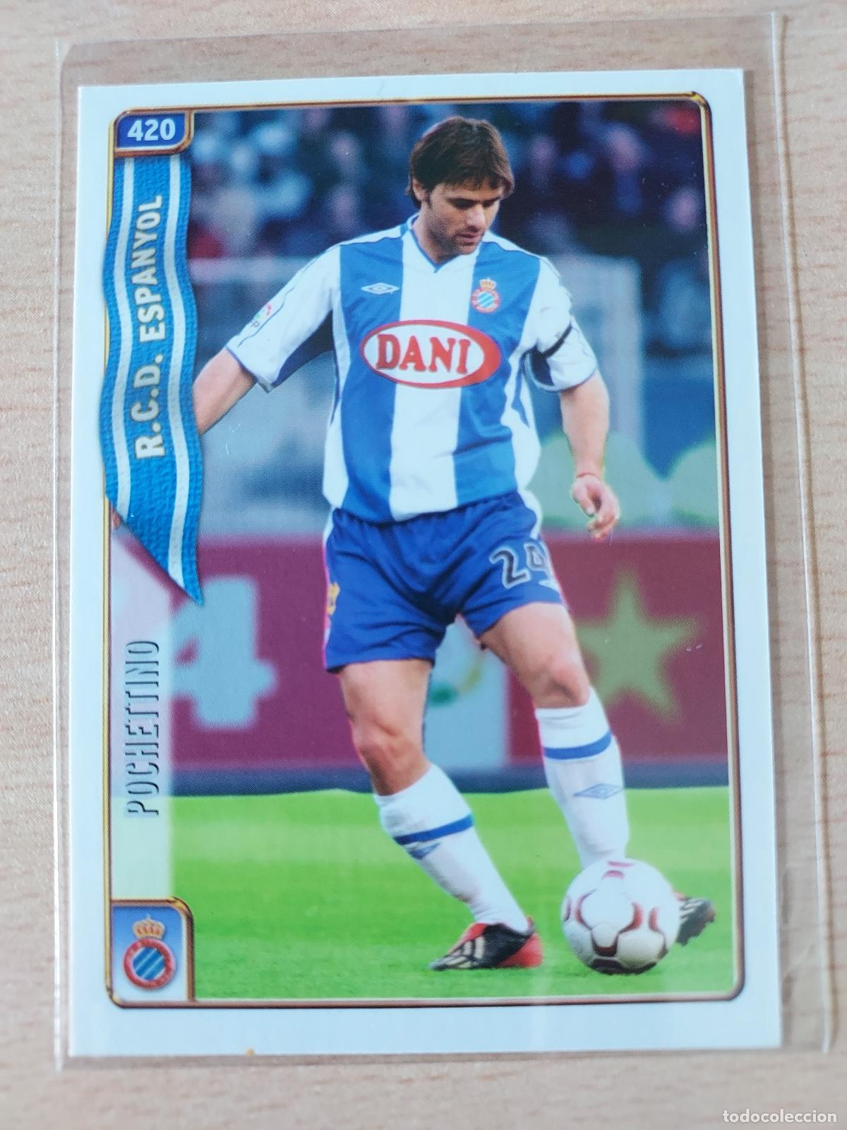 Cromos de F&uacute;tbol: 2004-2005 - 420 POCHETTINO - RCD ESPANYOL - MUNDICROMO