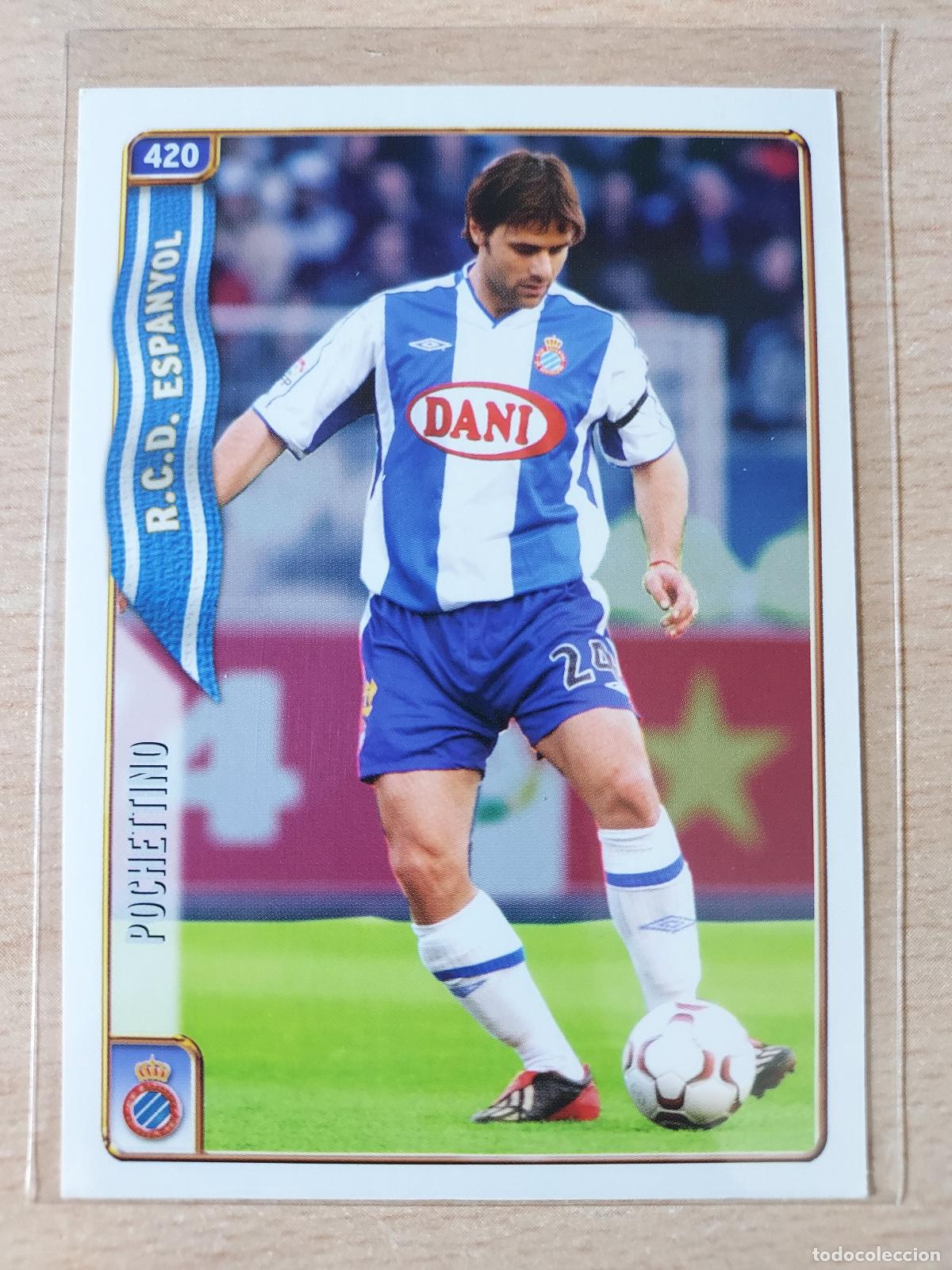 Cromos de F&uacute;tbol: 2004-2005 - 420 POCHETTINO - RCD ESPANYOL - MUNDICROMO