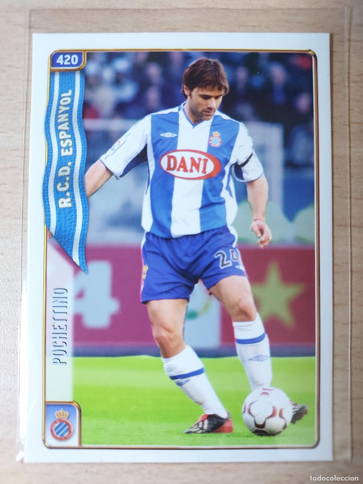 Cromos de F&uacute;tbol: 2004-2005 - 420 POCHETTINO - RCD ESPANYOL - MUNDICROMO