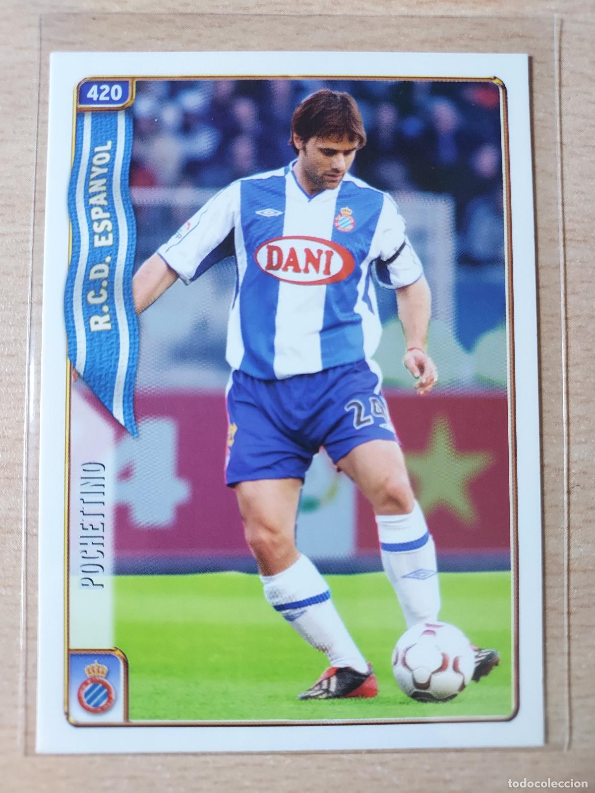 Cromos de F&uacute;tbol: 2004-2005 - 420 POCHETTINO - RCD ESPANYOL - MUNDICROMO