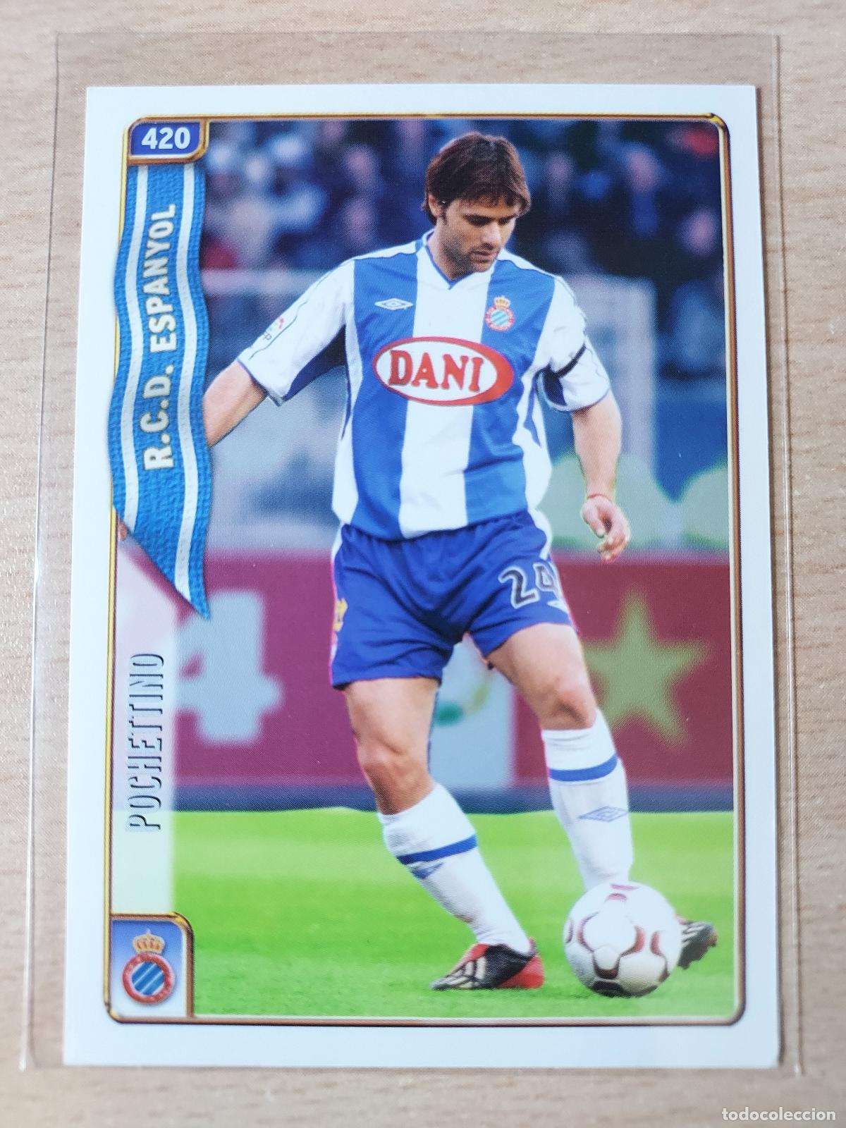 Cromos de F&uacute;tbol: 2004-2005 - 420 POCHETTINO - RCD ESPANYOL - MUNDICROMO