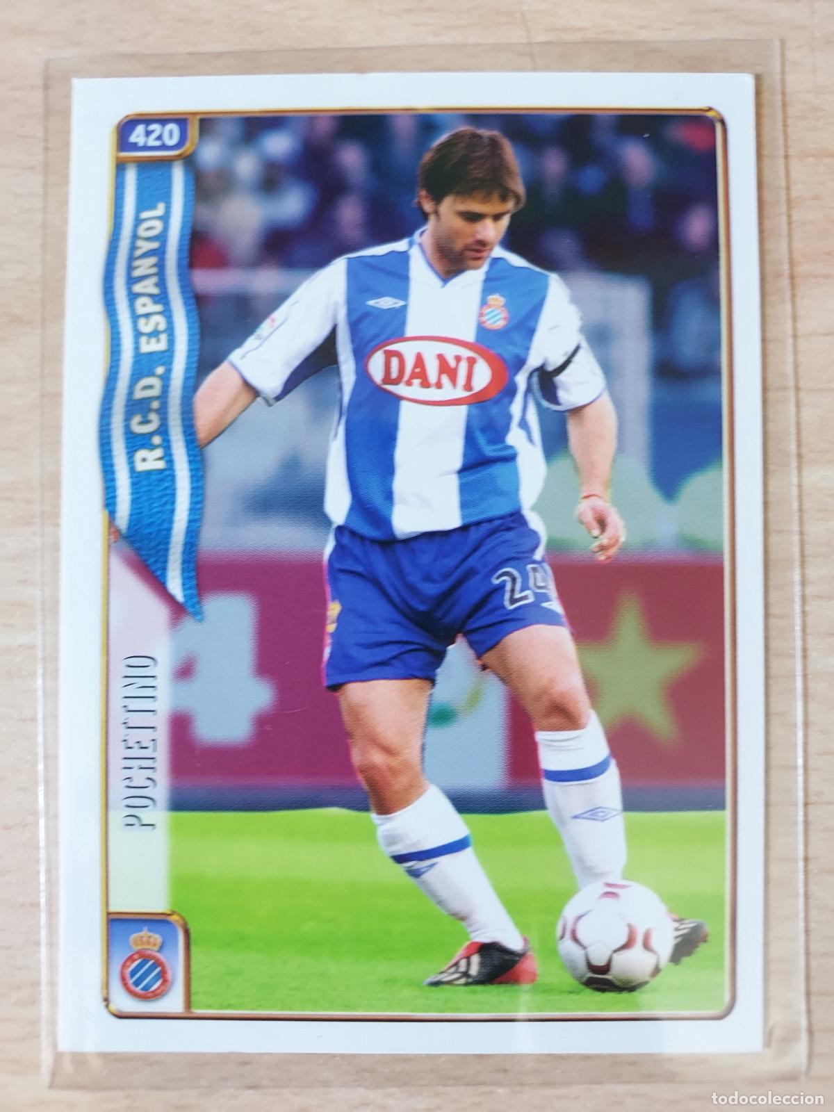 Cromos de F&uacute;tbol: 2004-2005 - 420 POCHETTINO - RCD ESPANYOL - MUNDICROMO