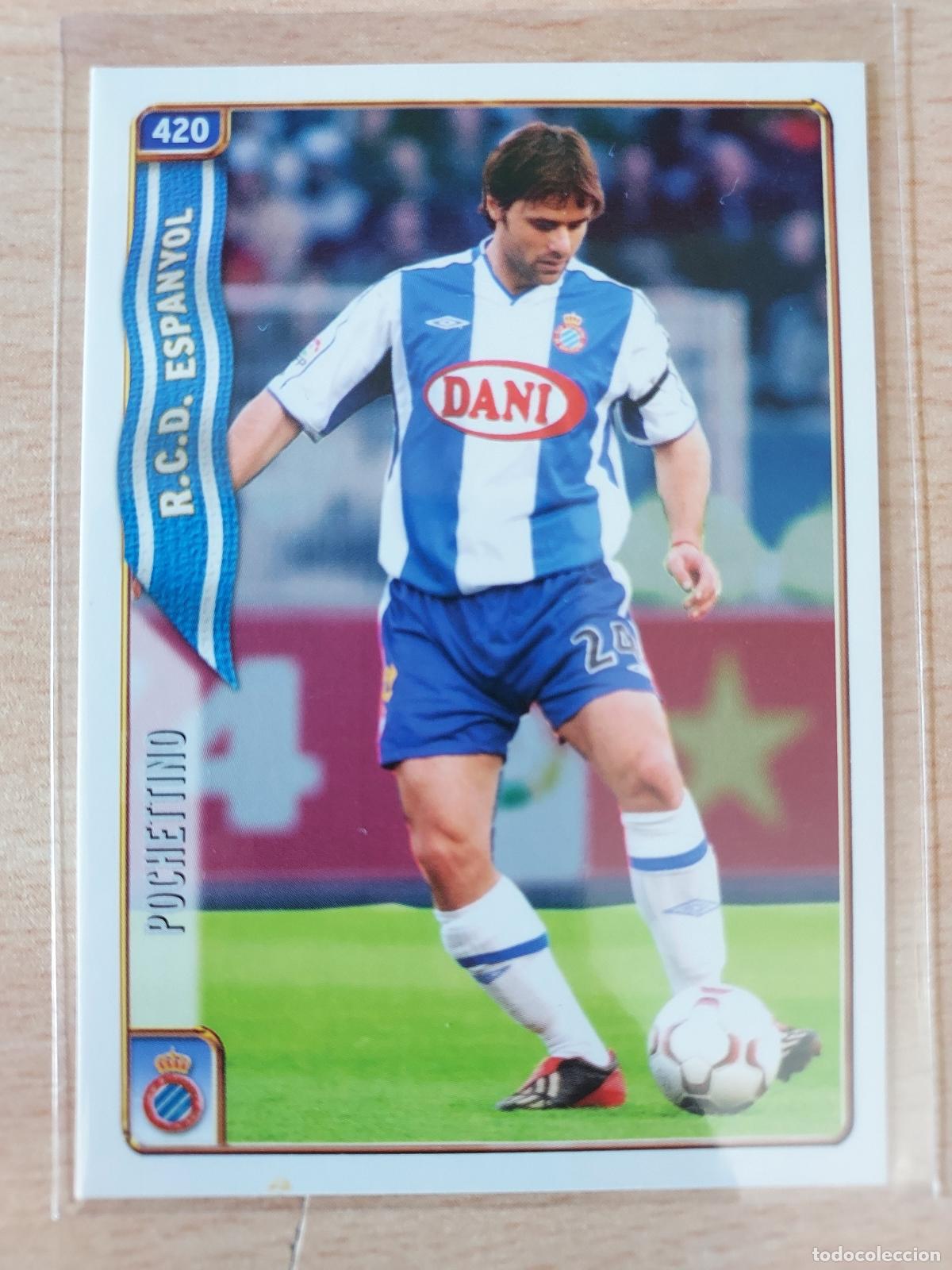 Cromos de F&uacute;tbol: 2004-2005 - 420 POCHETTINO - RCD ESPANYOL - MUNDICROMO
