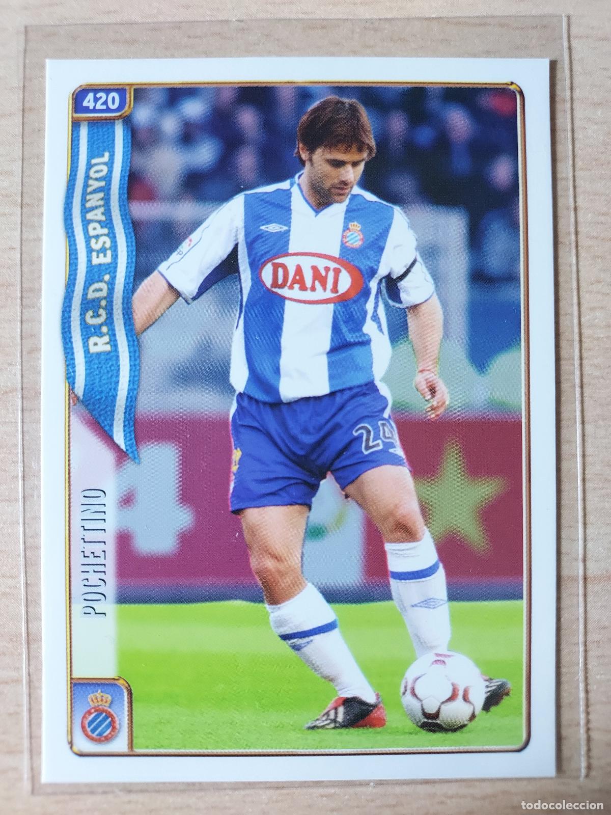 Cromos de F&uacute;tbol: 2004-2005 - 420 POCHETTINO - RCD ESPANYOL - MUNDICROMO