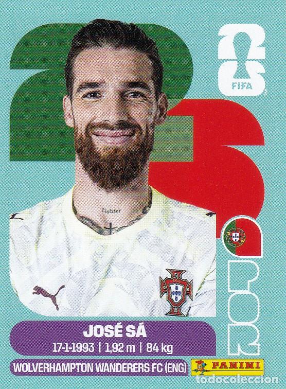 Fu&szlig;ball-Sticker: FIFA WORLD CUP 2026 * JOS&Eacute; S&Auml; N&ordm; 3 * PORTUGAL - NUEVO DE SOBRE (A-18)