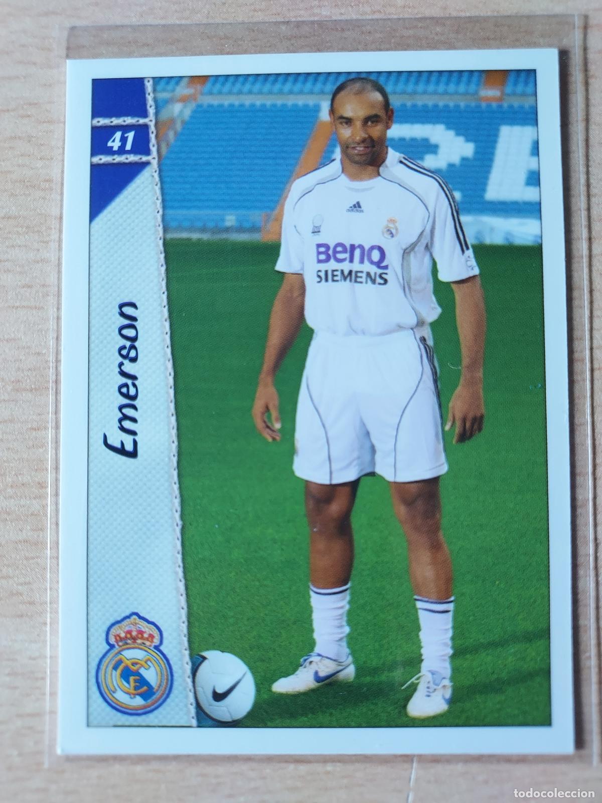 Cromos de F&uacute;tbol: 2006-2007 - 41 EMERSON - REAL MADRID - MUNDICROMO