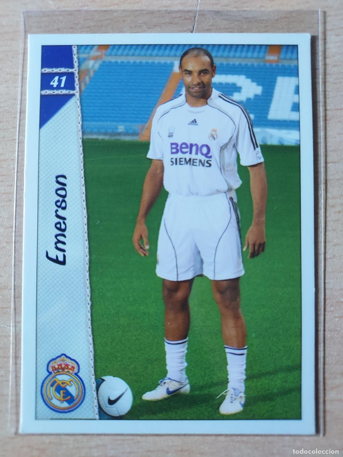 Figurine di Calcio: 2006-2007 - 41 EMERSON - REAL MADRID - MUNDICROMO