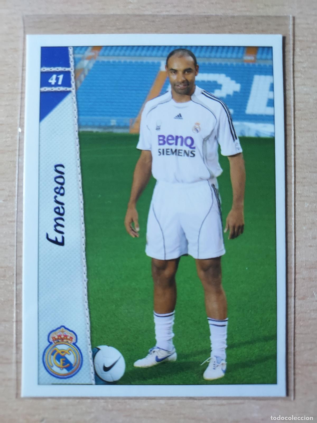 Figurine di Calcio: 2006-2007 - 41 EMERSON - REAL MADRID - MUNDICROMO