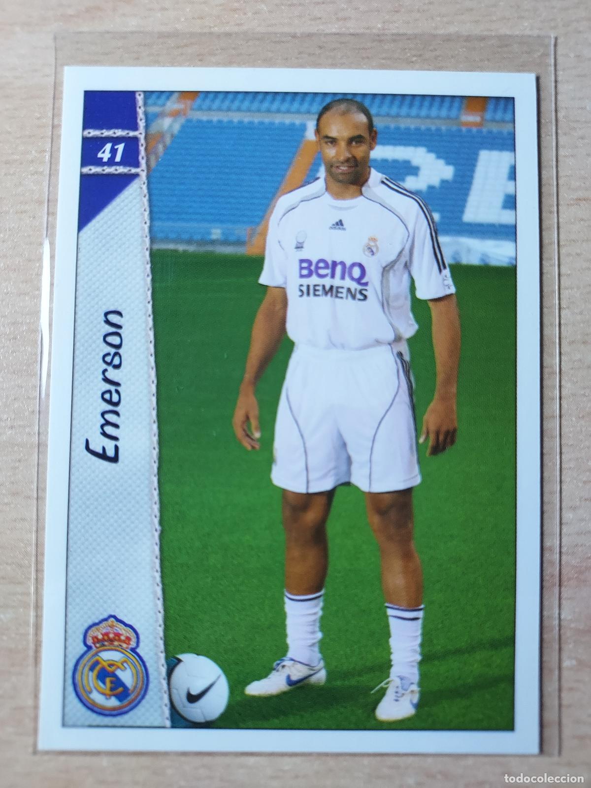 Figurine di Calcio: 2006-2007 - 41 EMERSON - REAL MADRID - MUNDICROMO