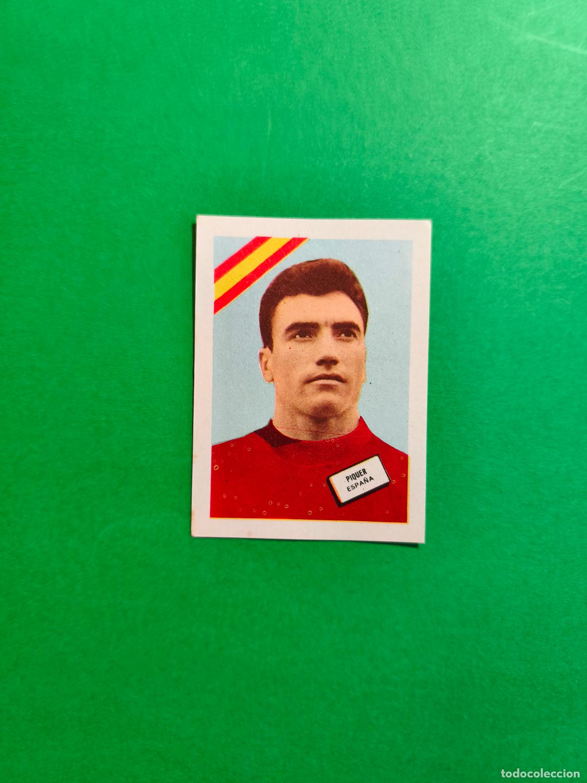 Cromos de Futebol: CROMO SIN PEGAR MUNDIAL DE FUTBOL CHILE 1962 PIQUER SELECCION ESPA&Ntilde;A