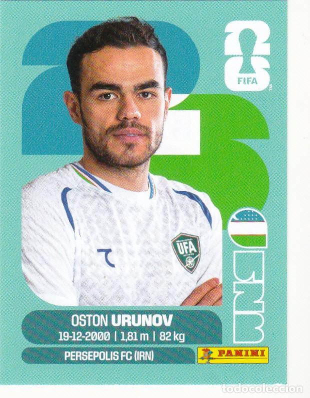 Cromos de F&uacute;tbol: FIFA WORLD CUP 2026 * URUNOV N&ordm; 17 * UZBEKUTAN - NUEVO DE SOBRE (A-18)