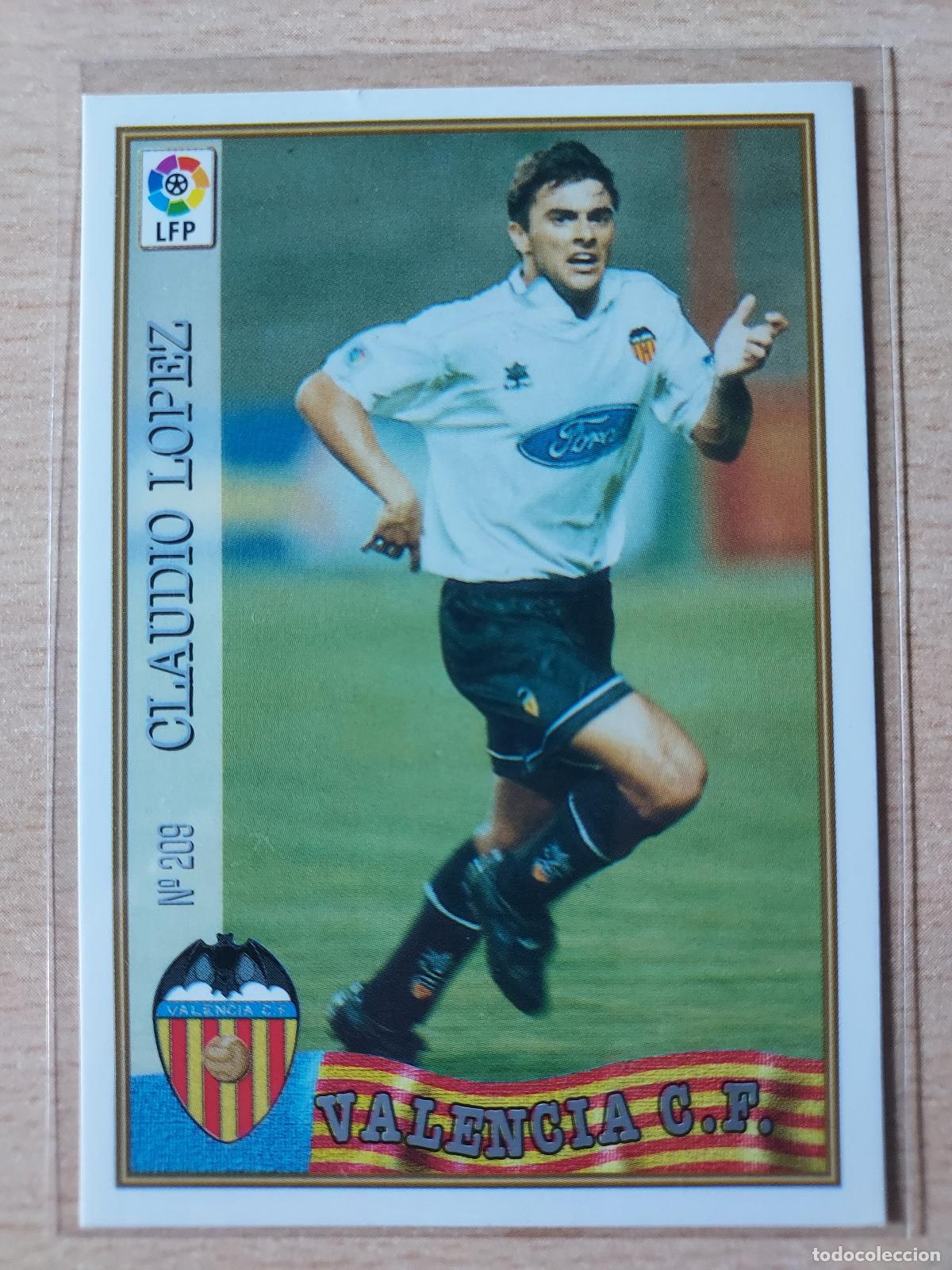 Fu&szlig;ball-Sticker: 1997-1998 - 209 CLAUDIO LOPEZ - VALENCIA CF - MUNDICROMO