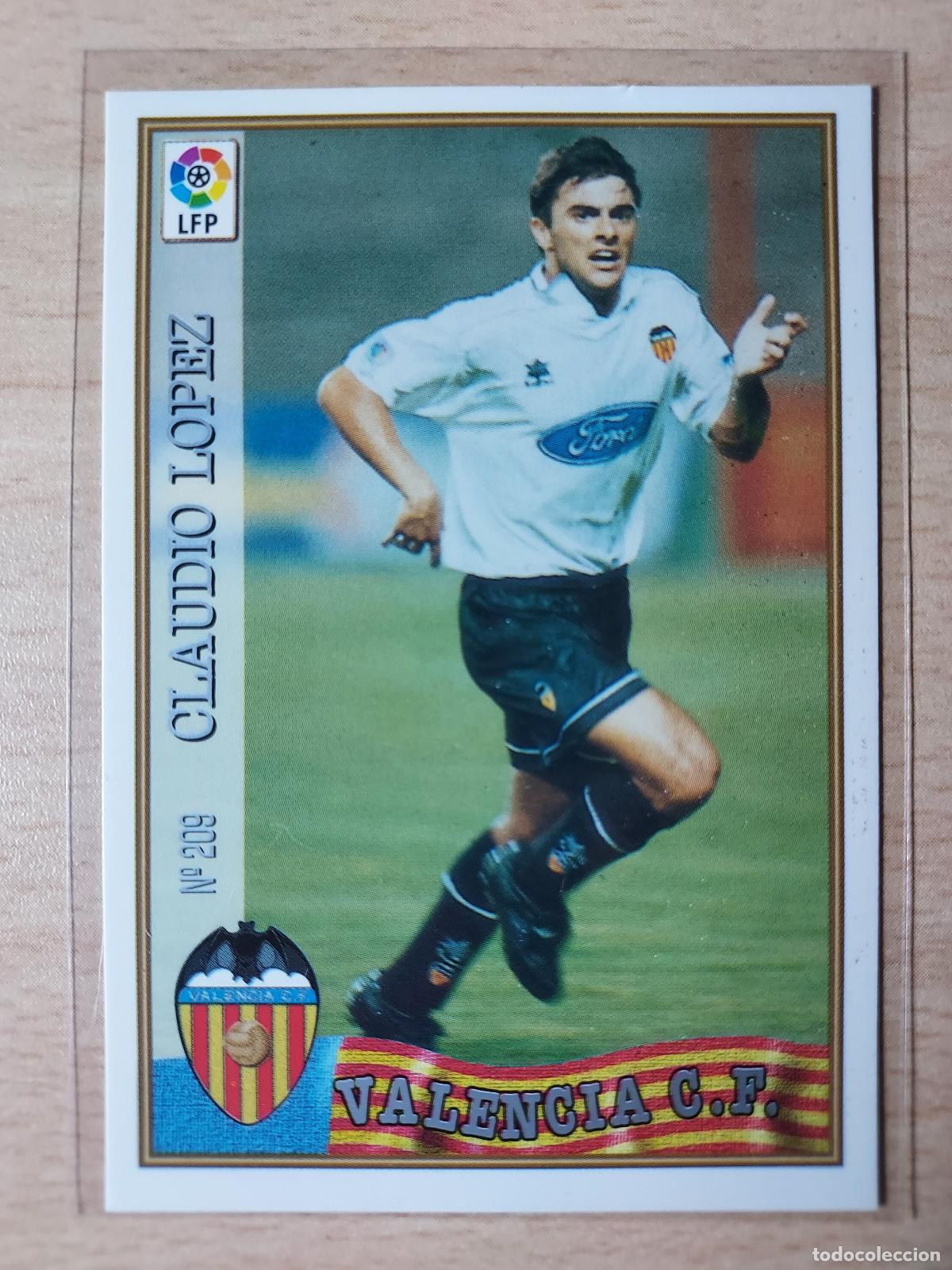 Football Stickers: 1997-1998 - 209 CLAUDIO LOPEZ - VALENCIA CF - MUNDICROMO