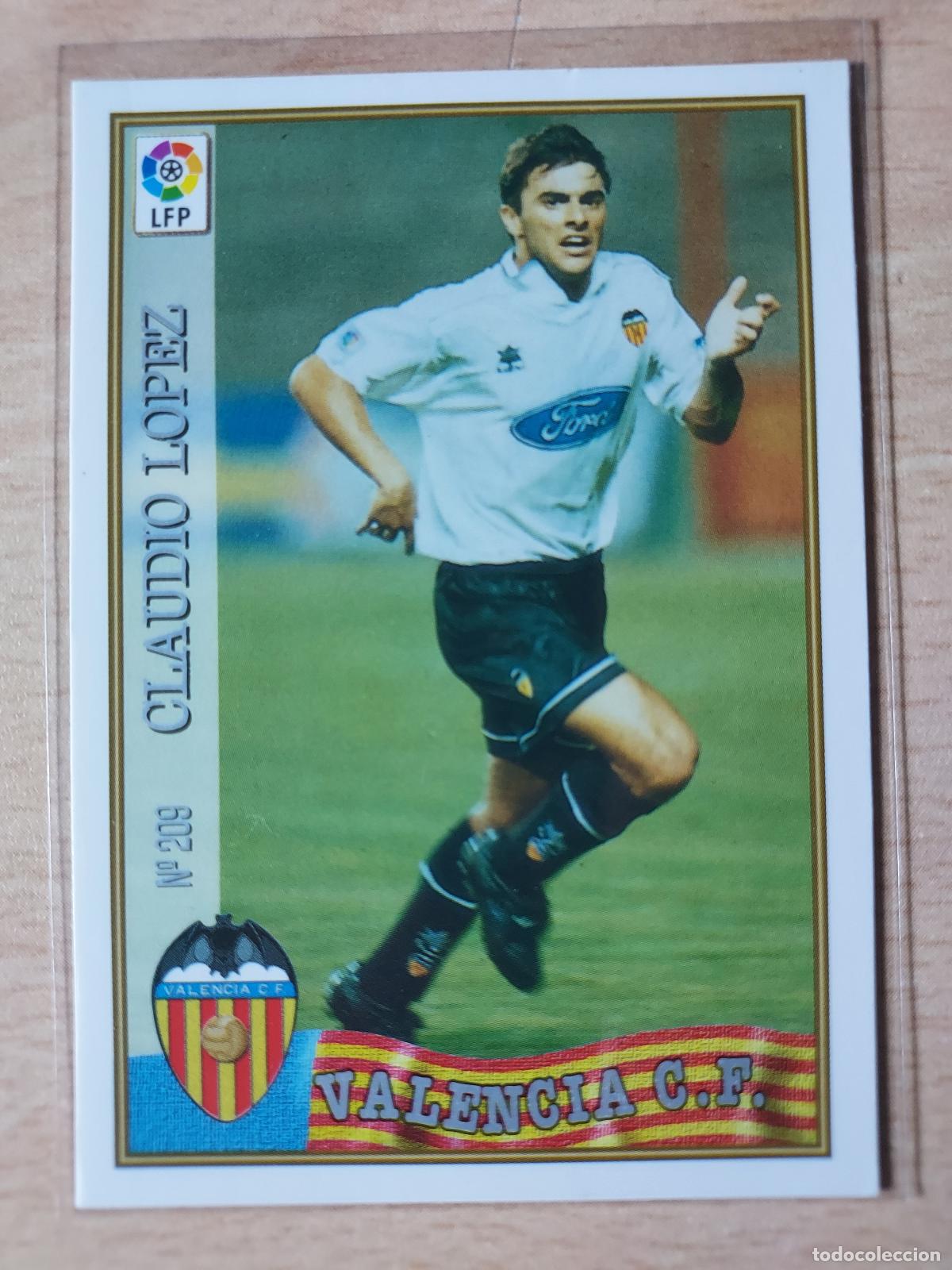 Football Stickers: 1997-1998 - 209 CLAUDIO LOPEZ - VALENCIA CF - MUNDICROMO