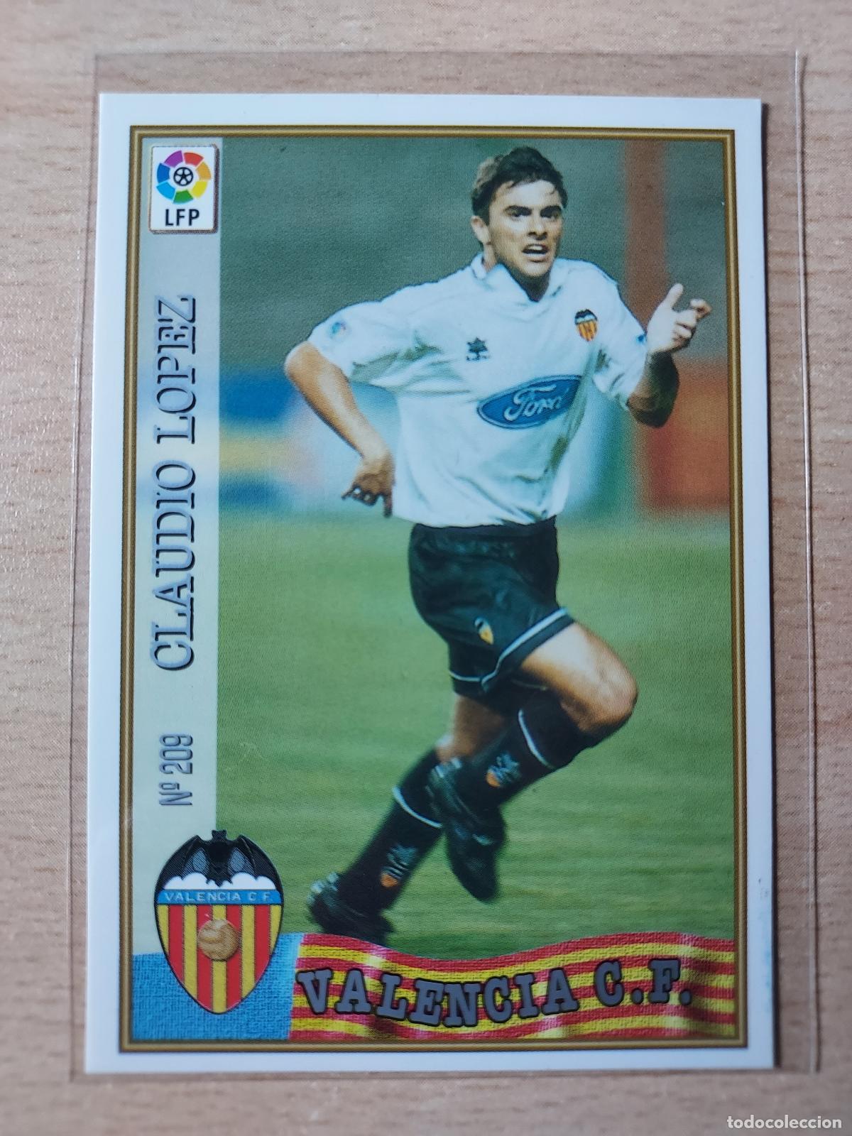 Football Stickers: 1997-1998 - 209 CLAUDIO LOPEZ - VALENCIA CF - MUNDICROMO