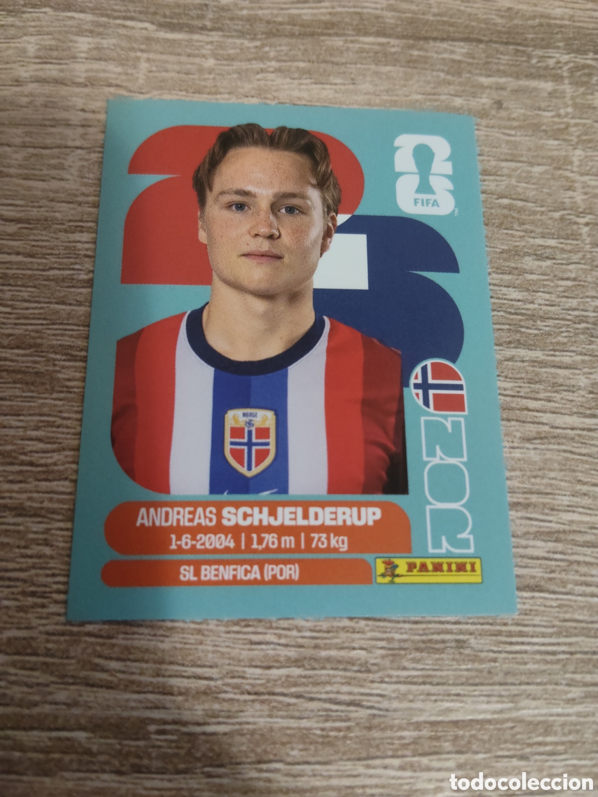Cromos de F&uacute;tbol: Panini mundial 2026 NOR 12 Andreas Schelderup Noruega