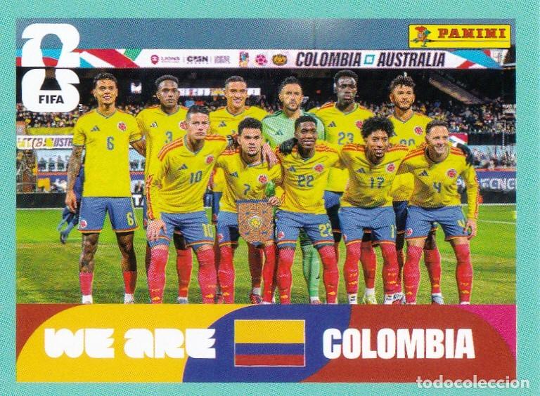 Cromos de F&uacute;tbol: FIFA WORLD CUP 2026 * EQUIPO N&ordm; 13 * COLOMBIA - NUEVO DE SOBRE (A-18)
