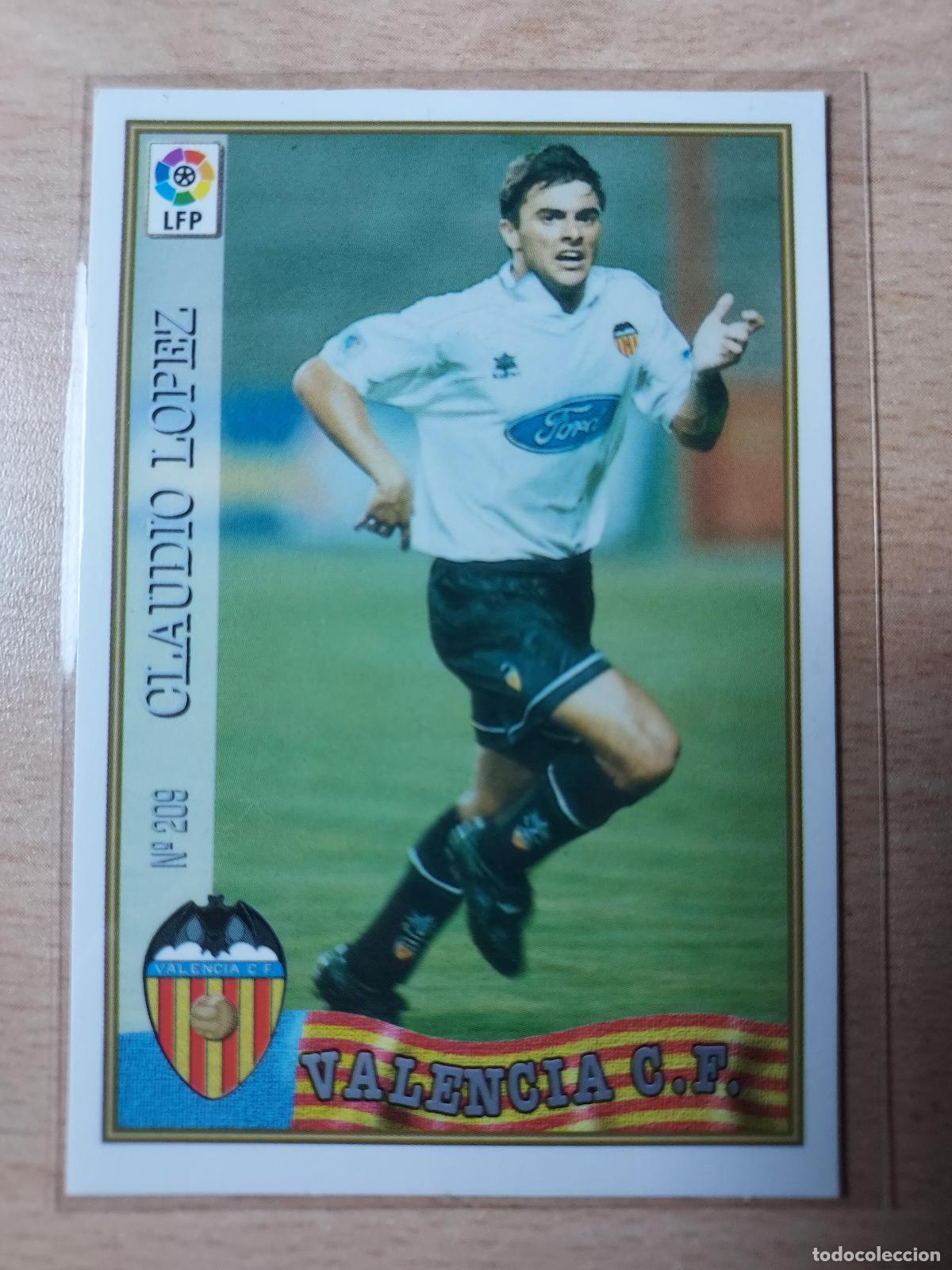Fu&szlig;ball-Sticker: 1997-1998 - 209 CLAUDIO LOPEZ - VALENCIA CF - MUNDICROMO