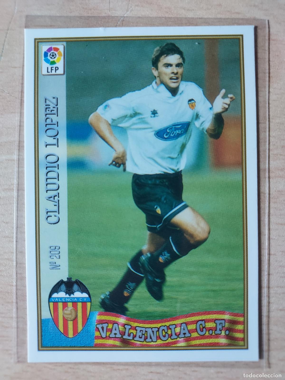 Fu&szlig;ball-Sticker: 1997-1998 - 209 CLAUDIO LOPEZ - VALENCIA CF - MUNDICROMO