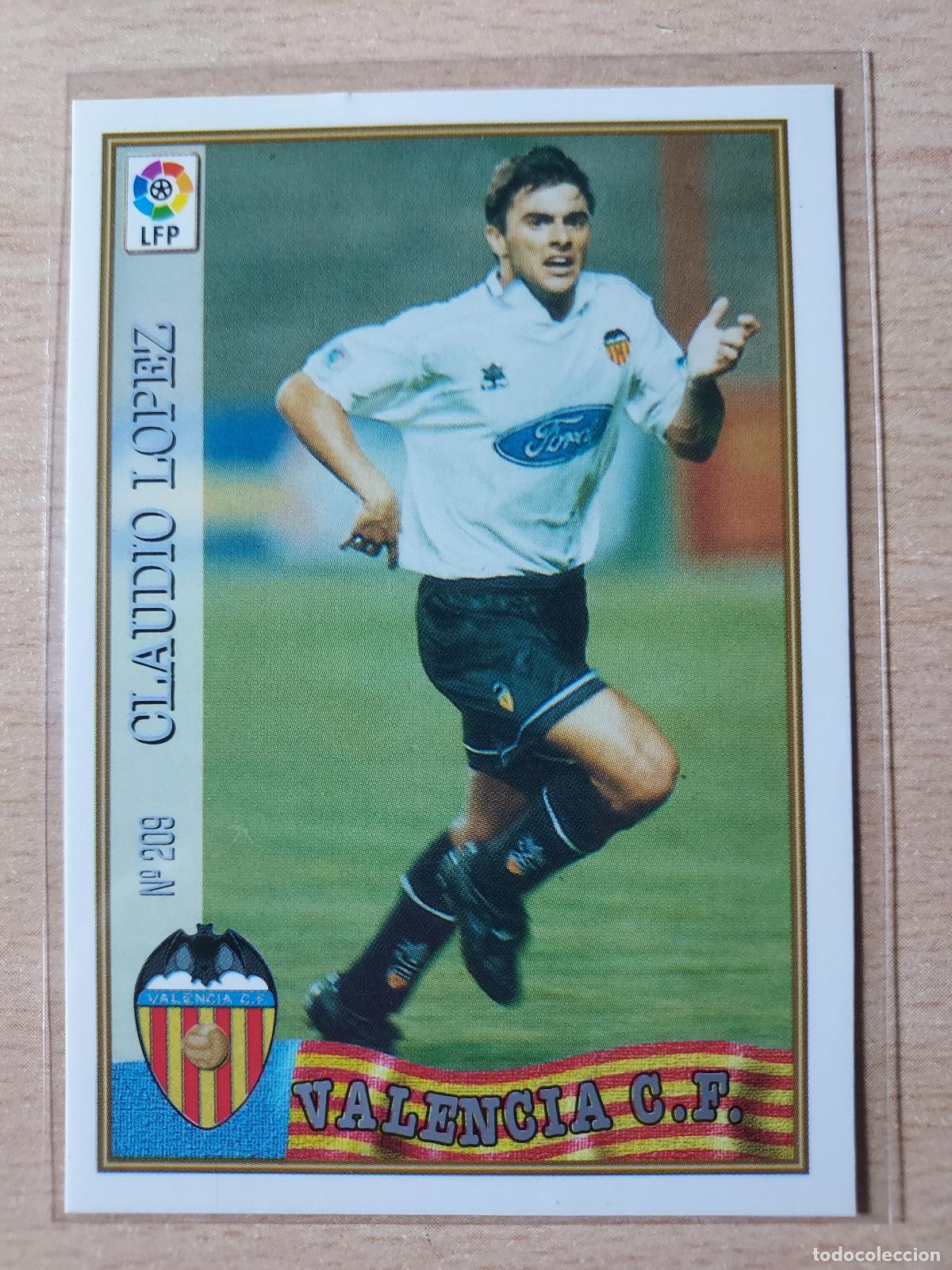 Fu&szlig;ball-Sticker: 1997-1998 - 209 CLAUDIO LOPEZ - VALENCIA CF - MUNDICROMO