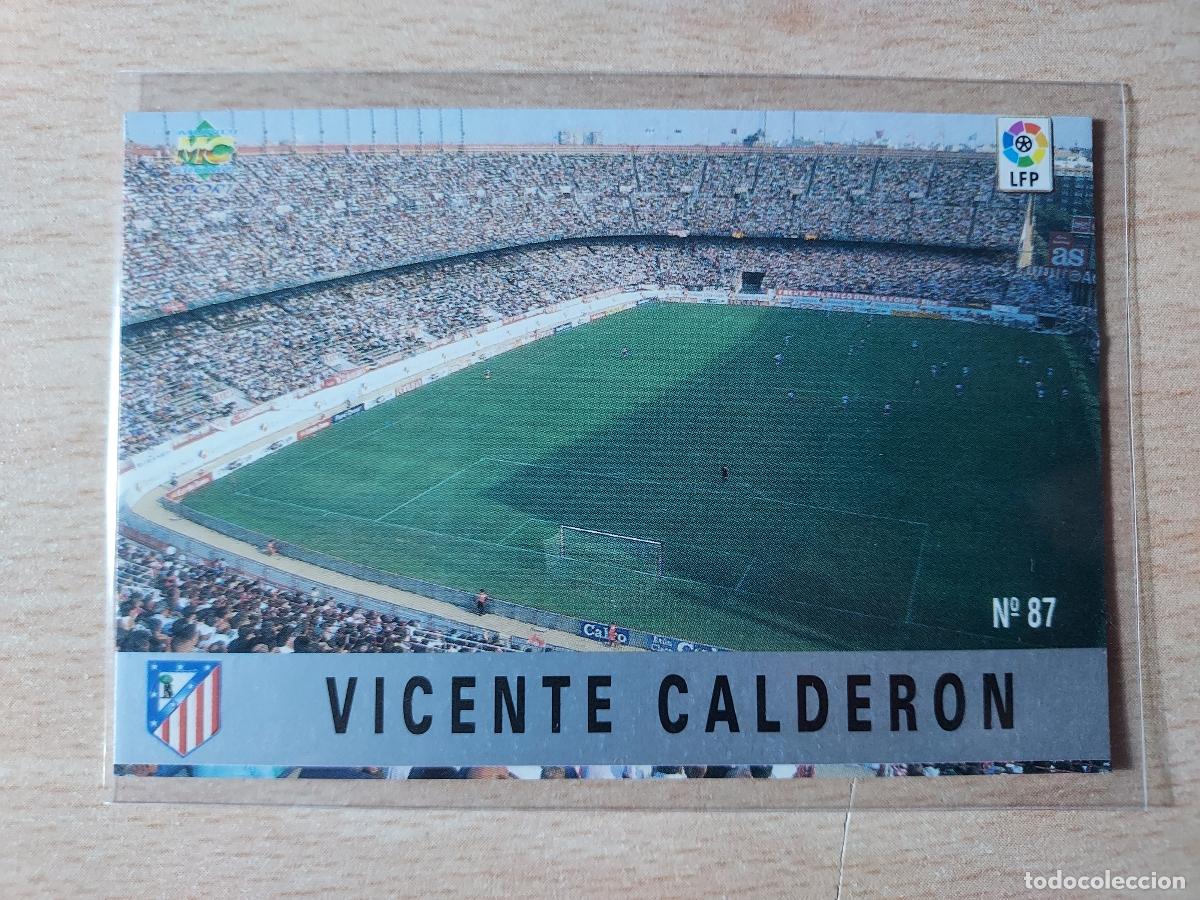 Fu&szlig;ball-Sticker: 1997-1998 - 87 VICENTE CALDERON - ATLETICO DE MADRID - MUNDICROMO