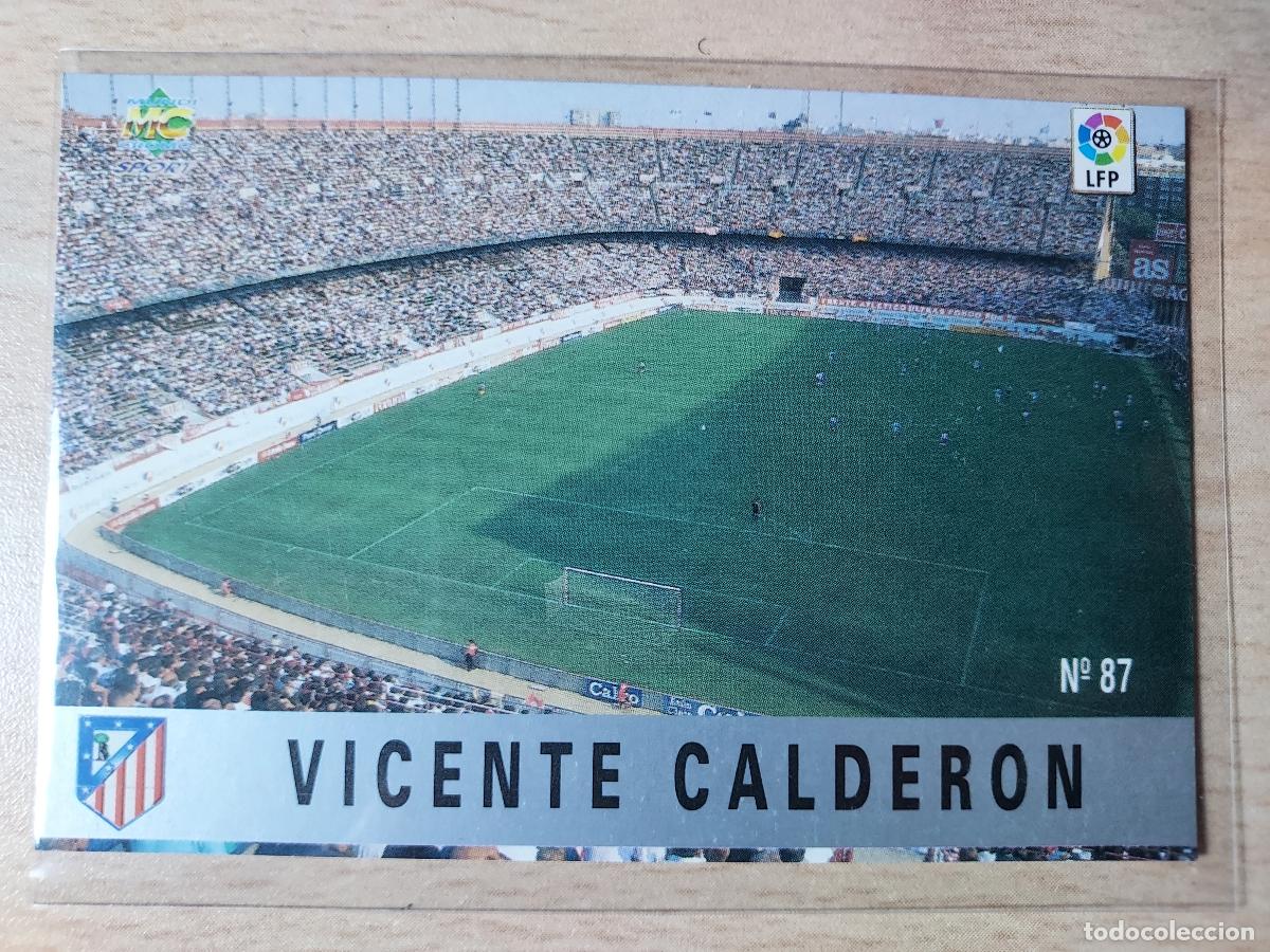 Fu&szlig;ball-Sticker: 1997-1998 - 87 VICENTE CALDERON - ATLETICO DE MADRID - MUNDICROMO