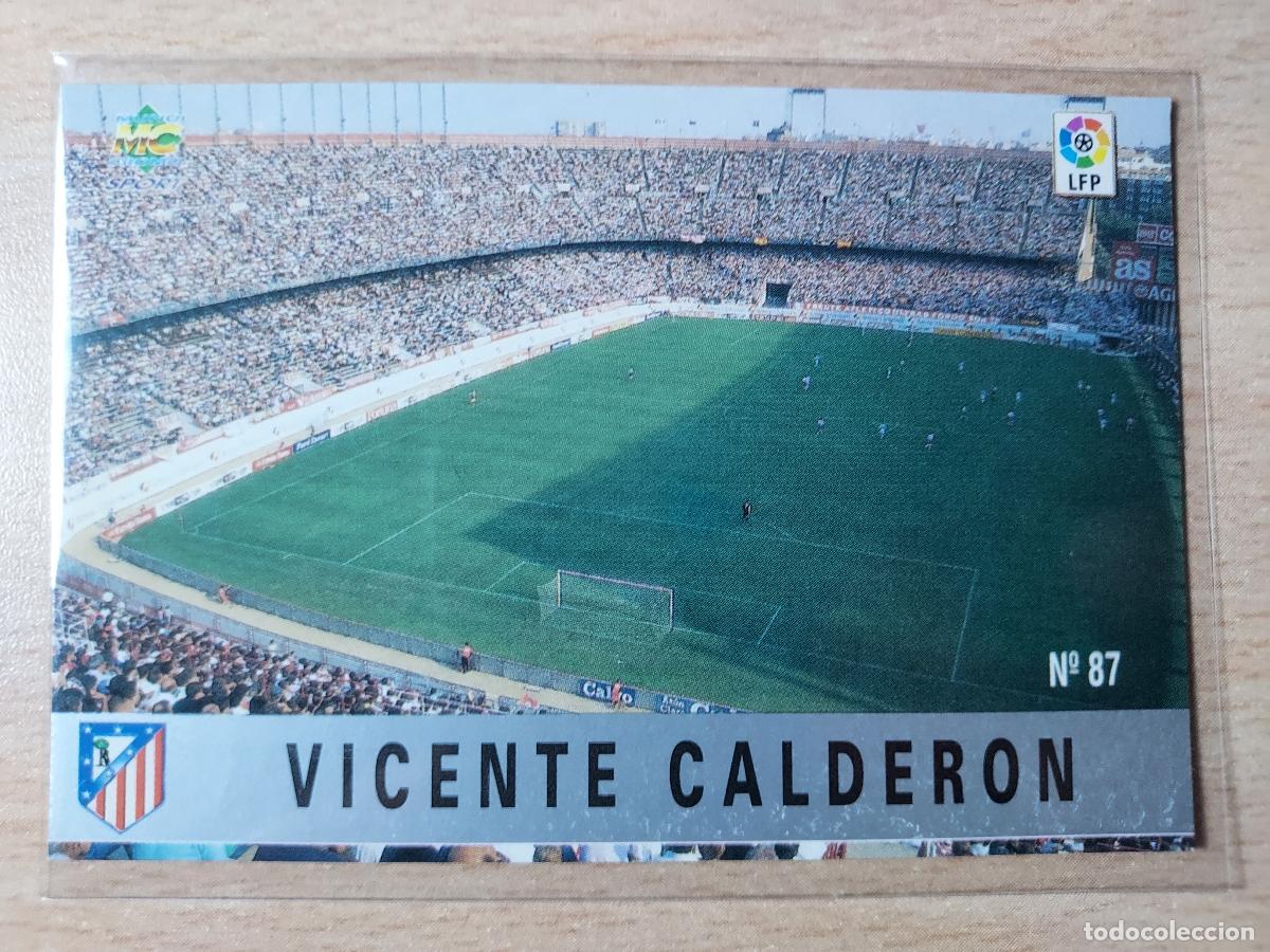 Figurine di Calcio: 1997-1998 - 87 VICENTE CALDERON - ATLETICO DE MADRID - MUNDICROMO