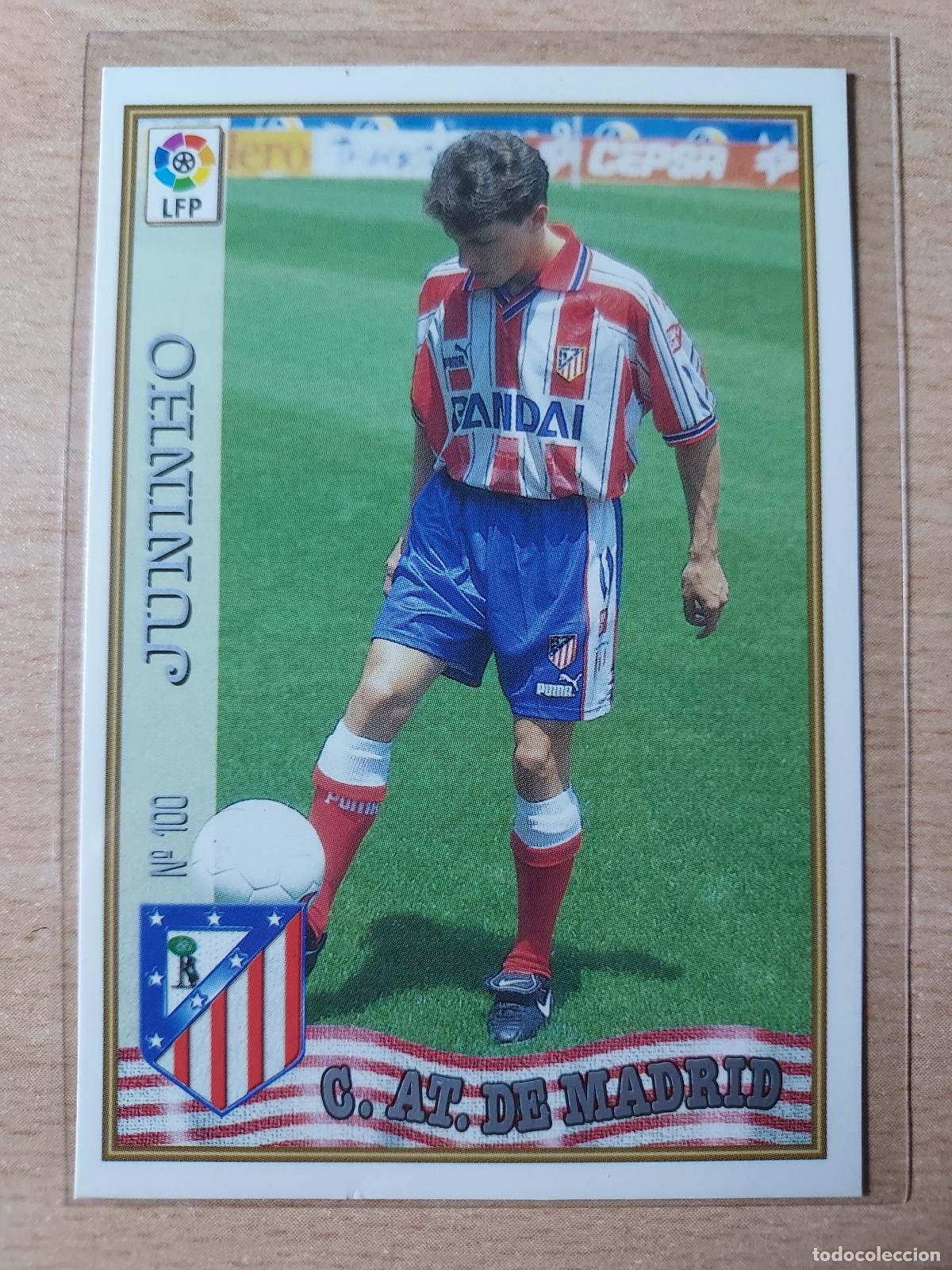 Figurine di Calcio: 1997-1998 - 100 JUNINHO - ATLETICO DE MADRID - MUNDICROMO