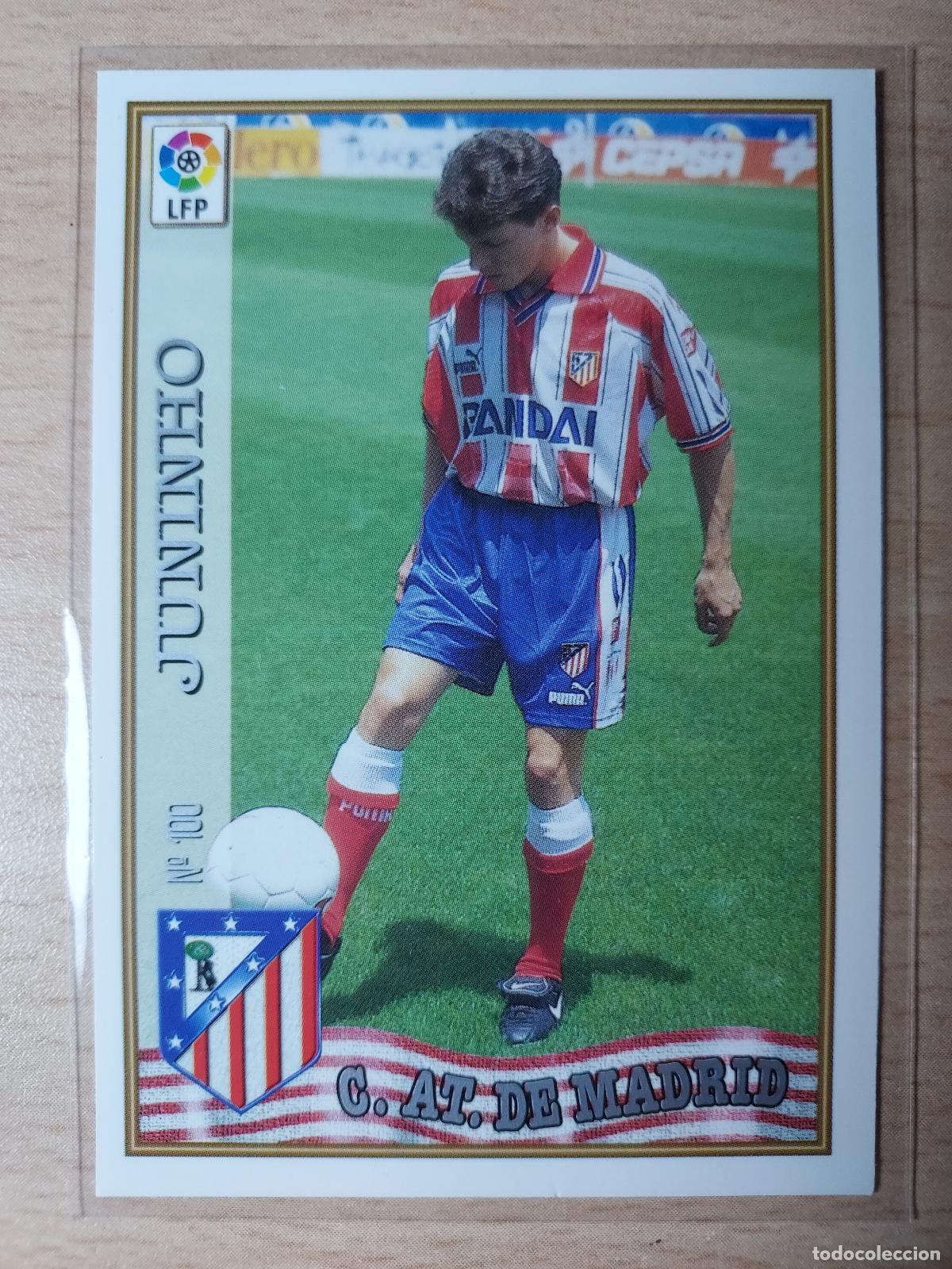 Figurine di Calcio: 1997-1998 - 100 JUNINHO - ATLETICO DE MADRID - MUNDICROMO