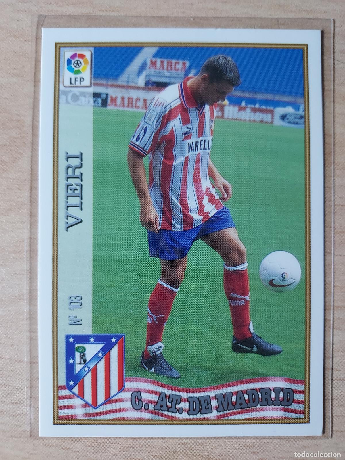 Fu&szlig;ball-Sticker: 1997-1998 - 103 VIERI - ATLETICO DE MADRID - MUNDICROMO