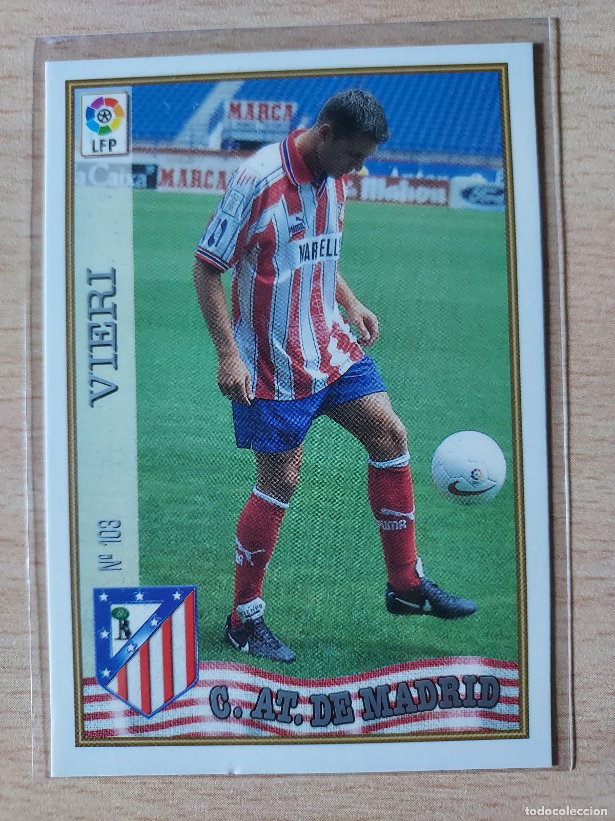 Fu&szlig;ball-Sticker: 1997-1998 - 103 VIERI - ATLETICO DE MADRID - MUNDICROMO
